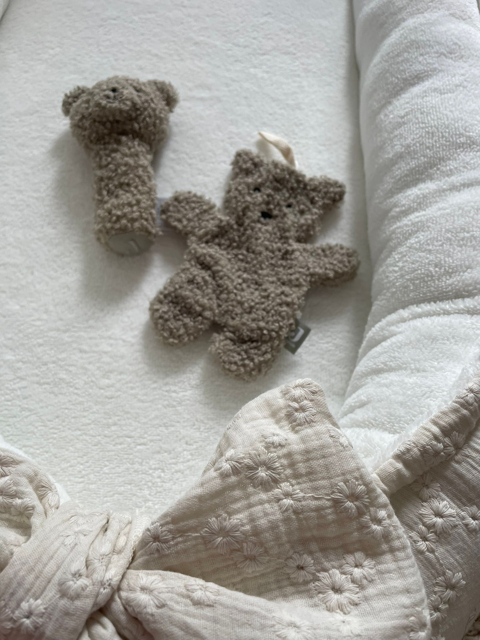 Speendoekje teddy bear - Jollein- Olive green