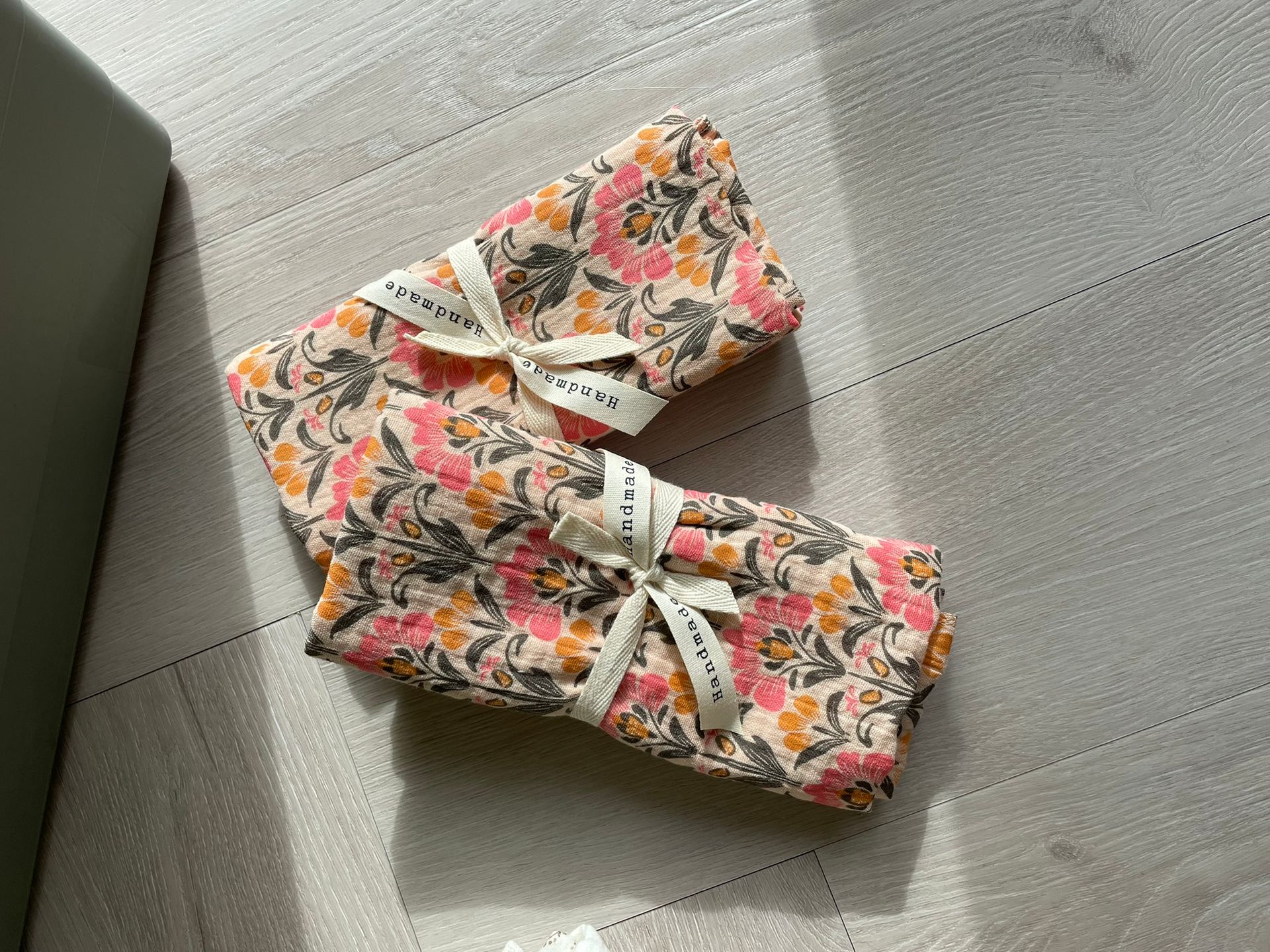 Swaddle hydrofiele doek bloemen roze