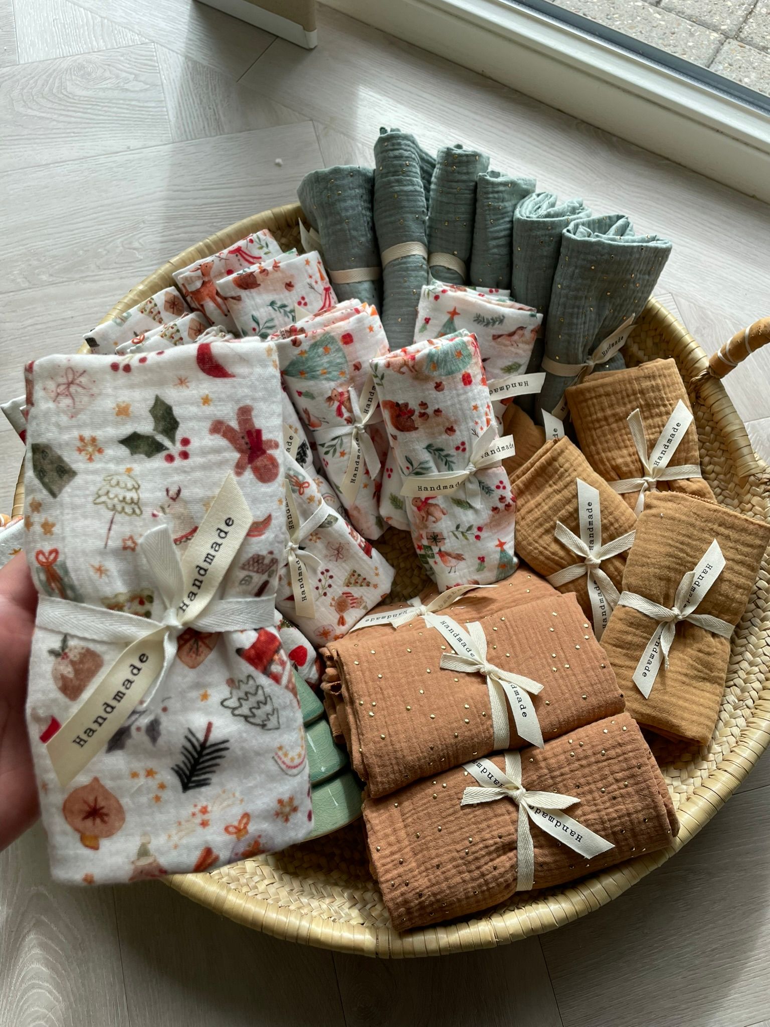 Swaddle hydrofiele doek X-mas 2