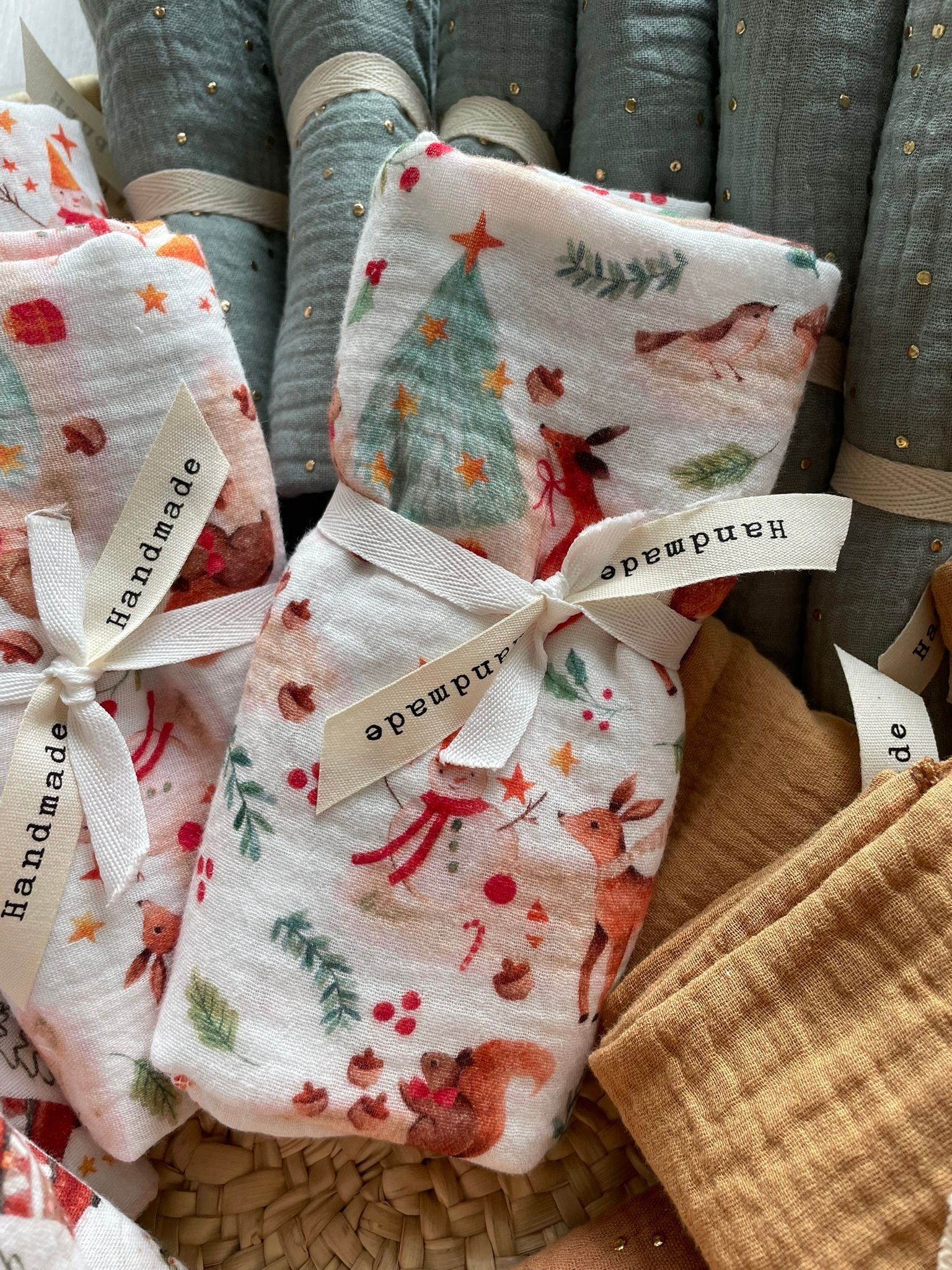 Swaddle hydrofiele doek X-mas 1