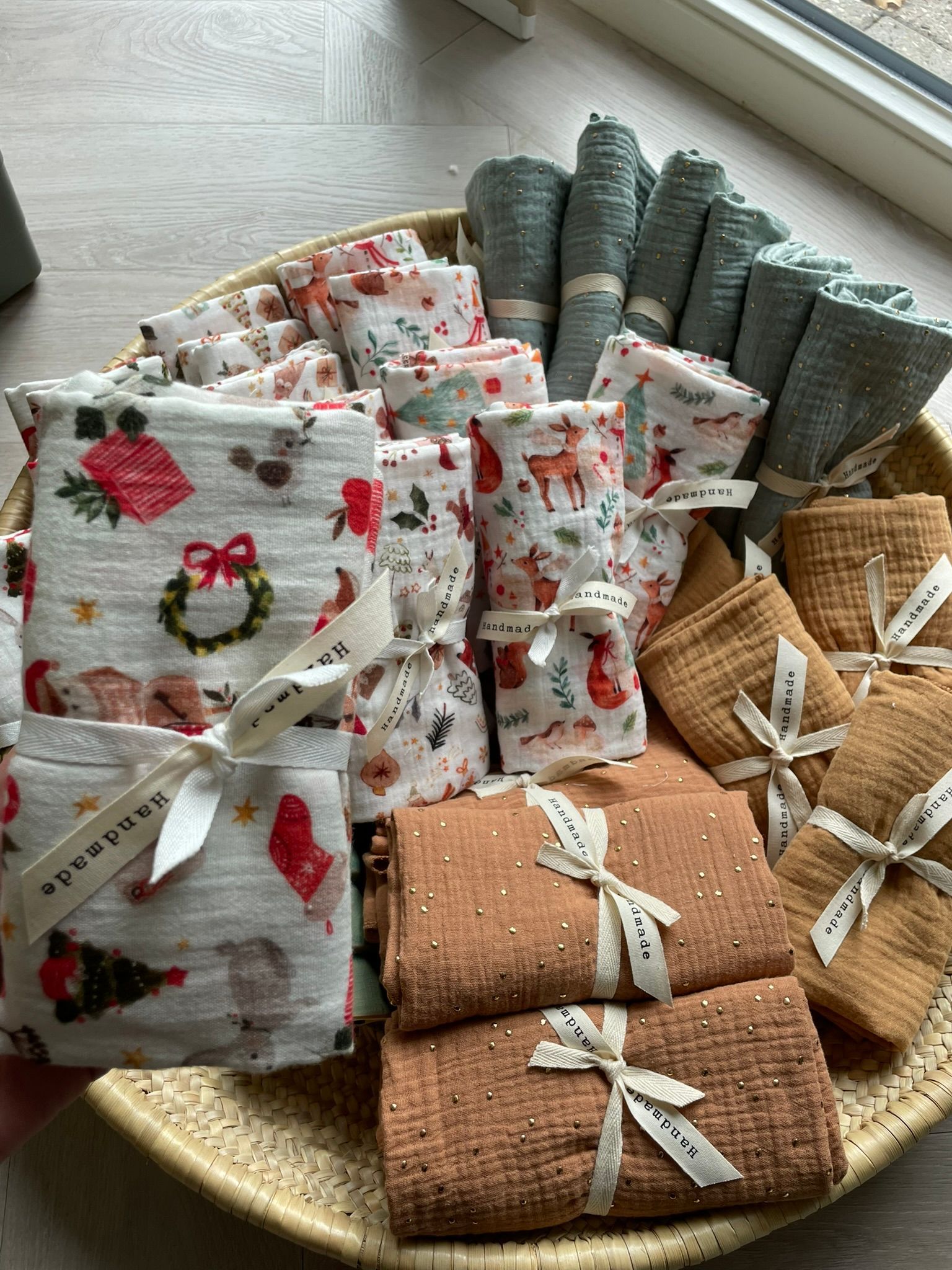 Swaddle hydrofiele doek X-mas 3