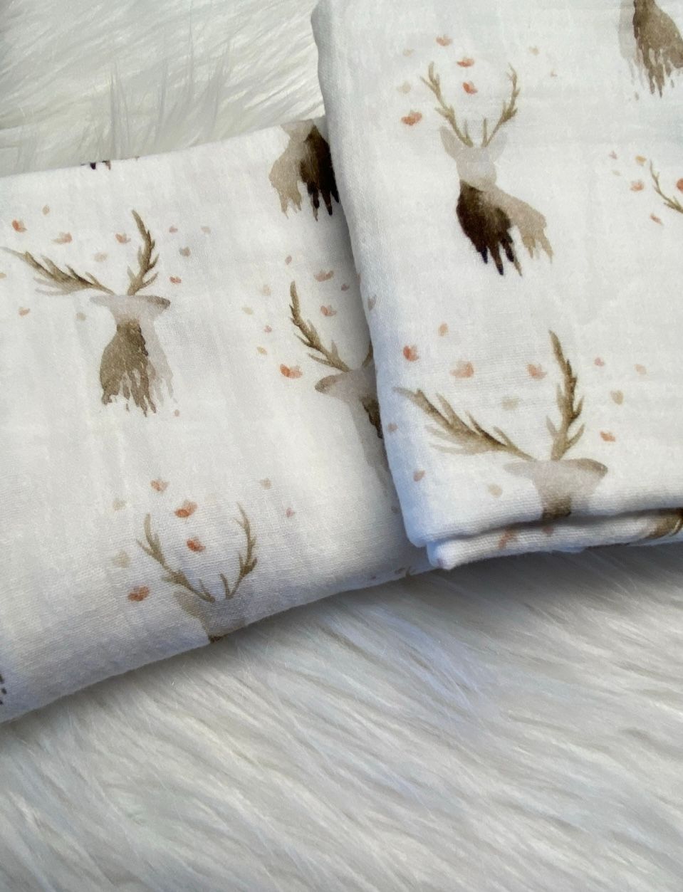 Swaddle hydrofiele doek rendier