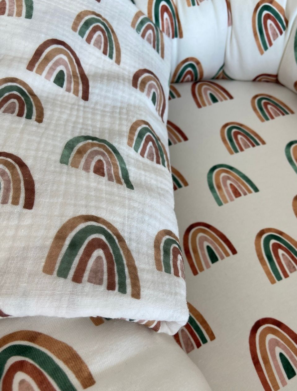 Swaddle hydrofiele doek over the rainbow