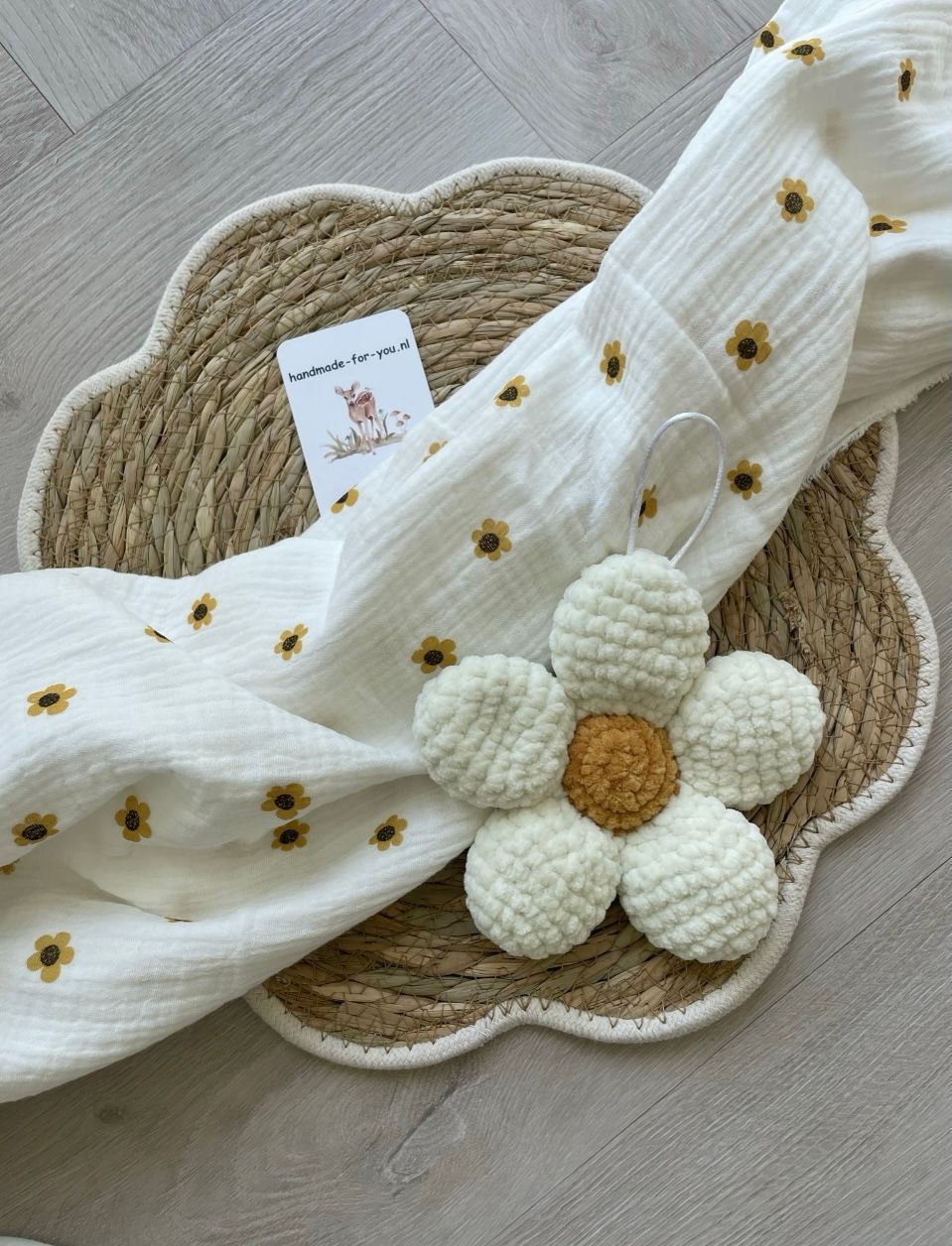 Swaddle hydrofiele doek sunny flowers