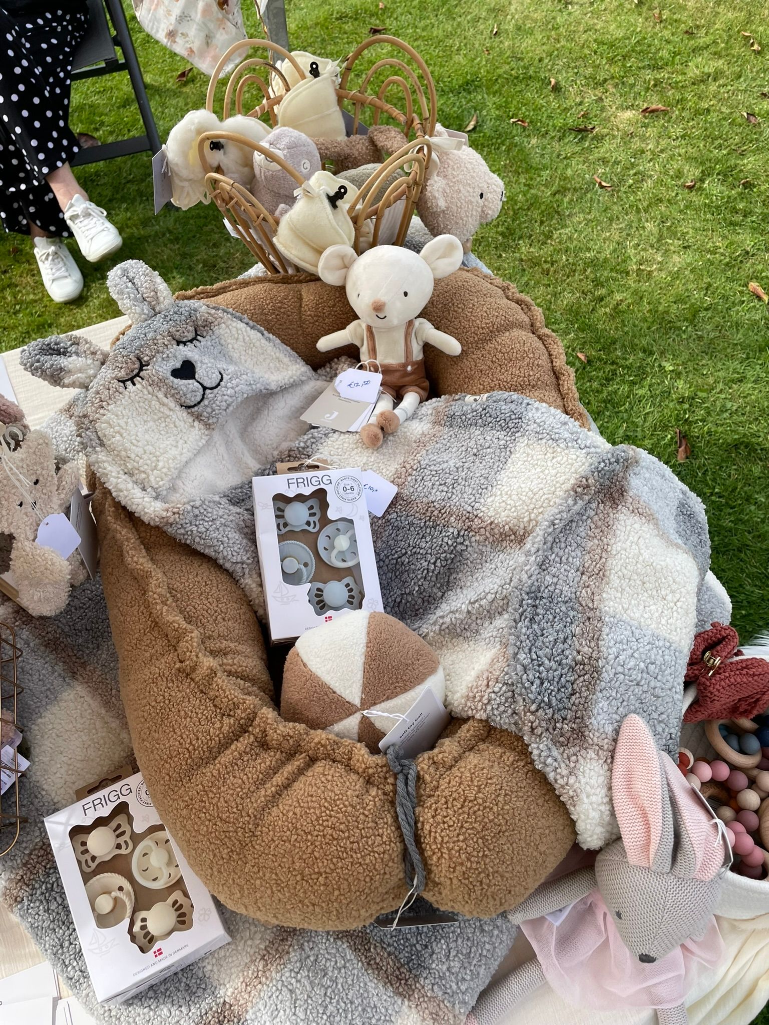 Wikkeldeken Bunny  Check Jollein