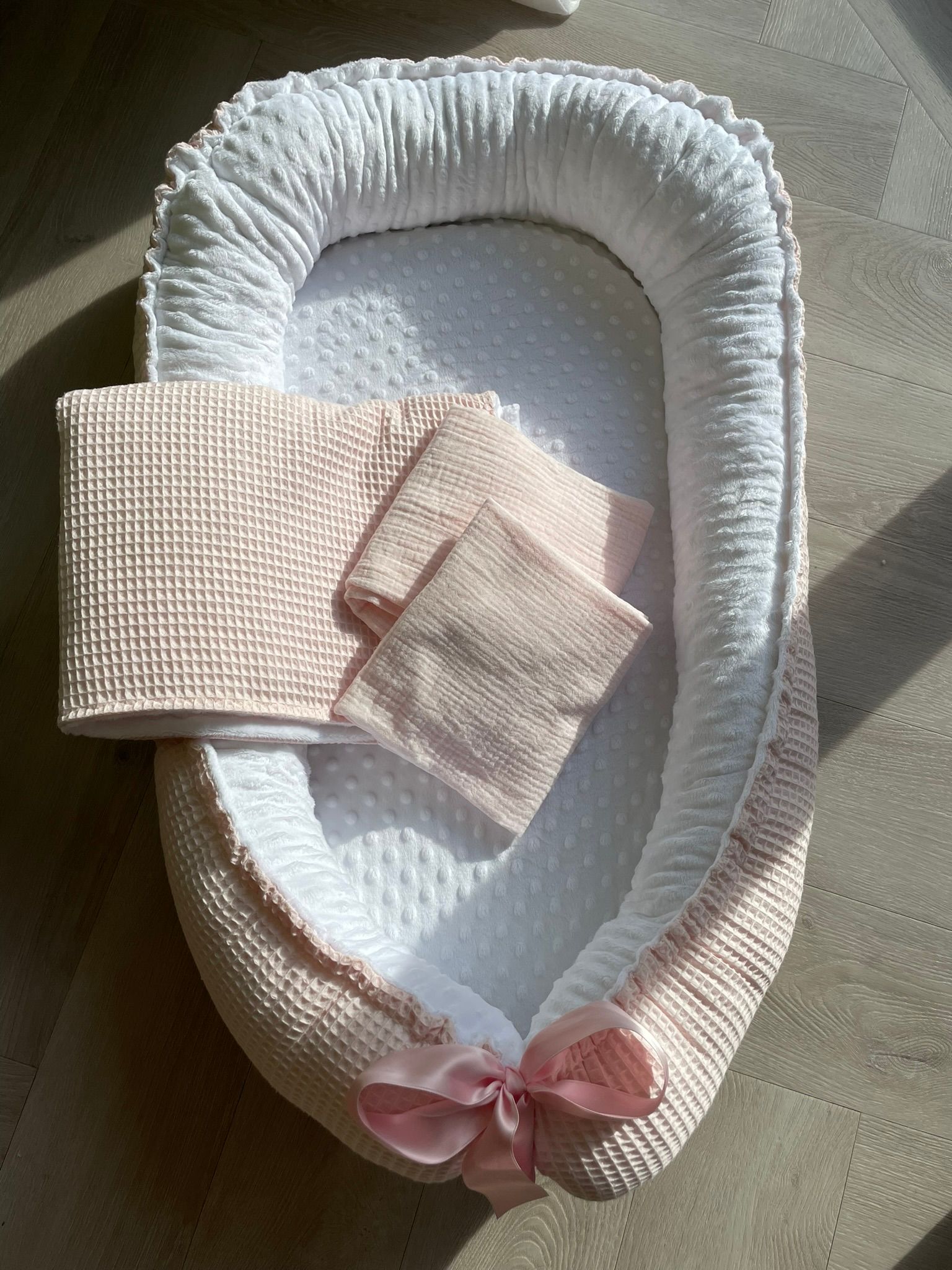 Swaddle hydrofiele doek licht roze