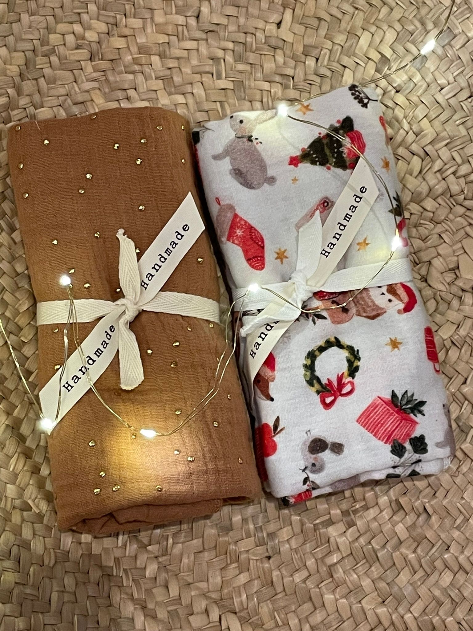 Swaddle hydrofiele doeken set X-mas 3