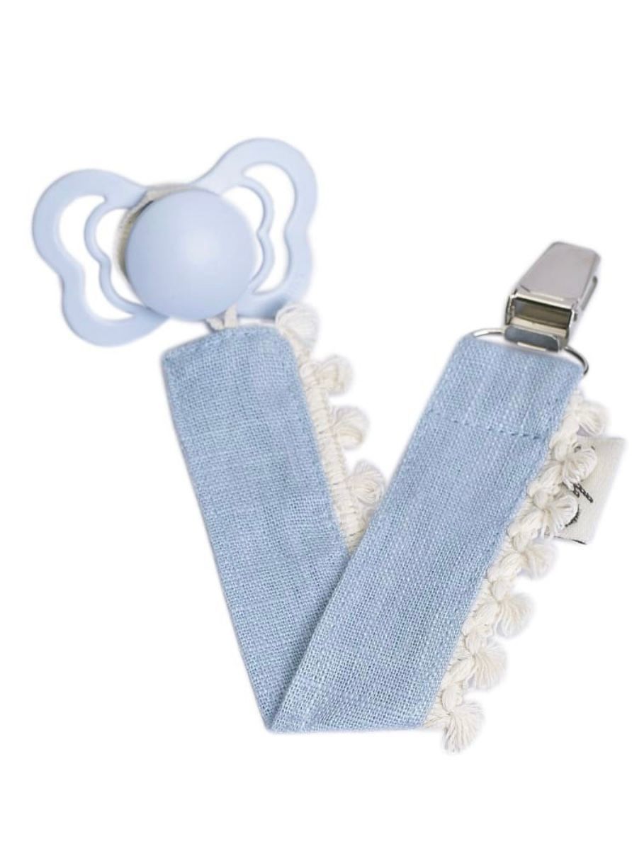 Speenkoord BOHO licht blauw