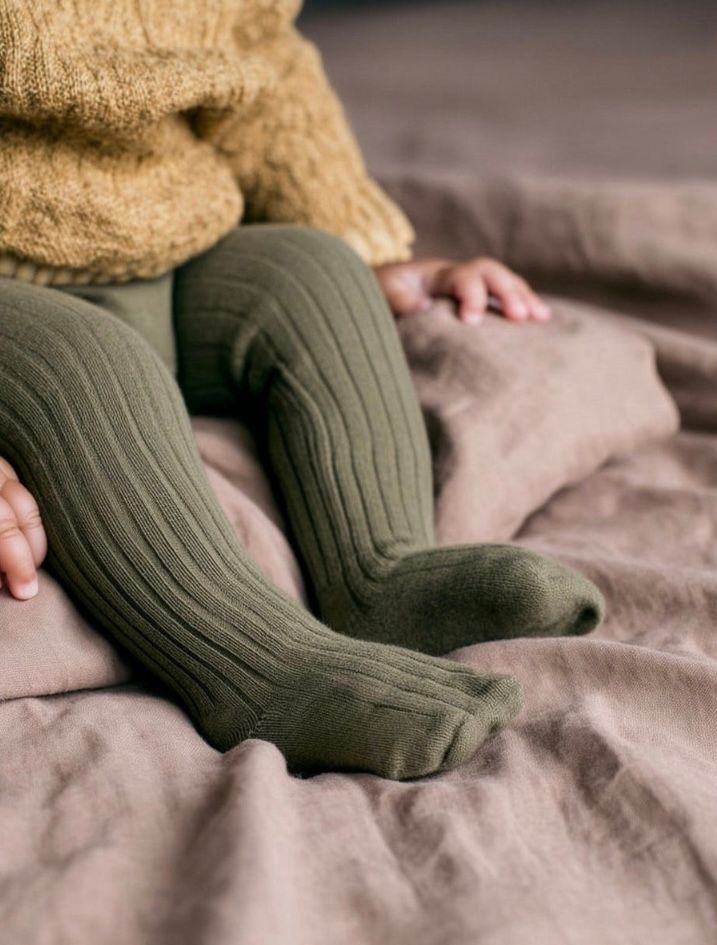 Maillot merino wol - light avacado