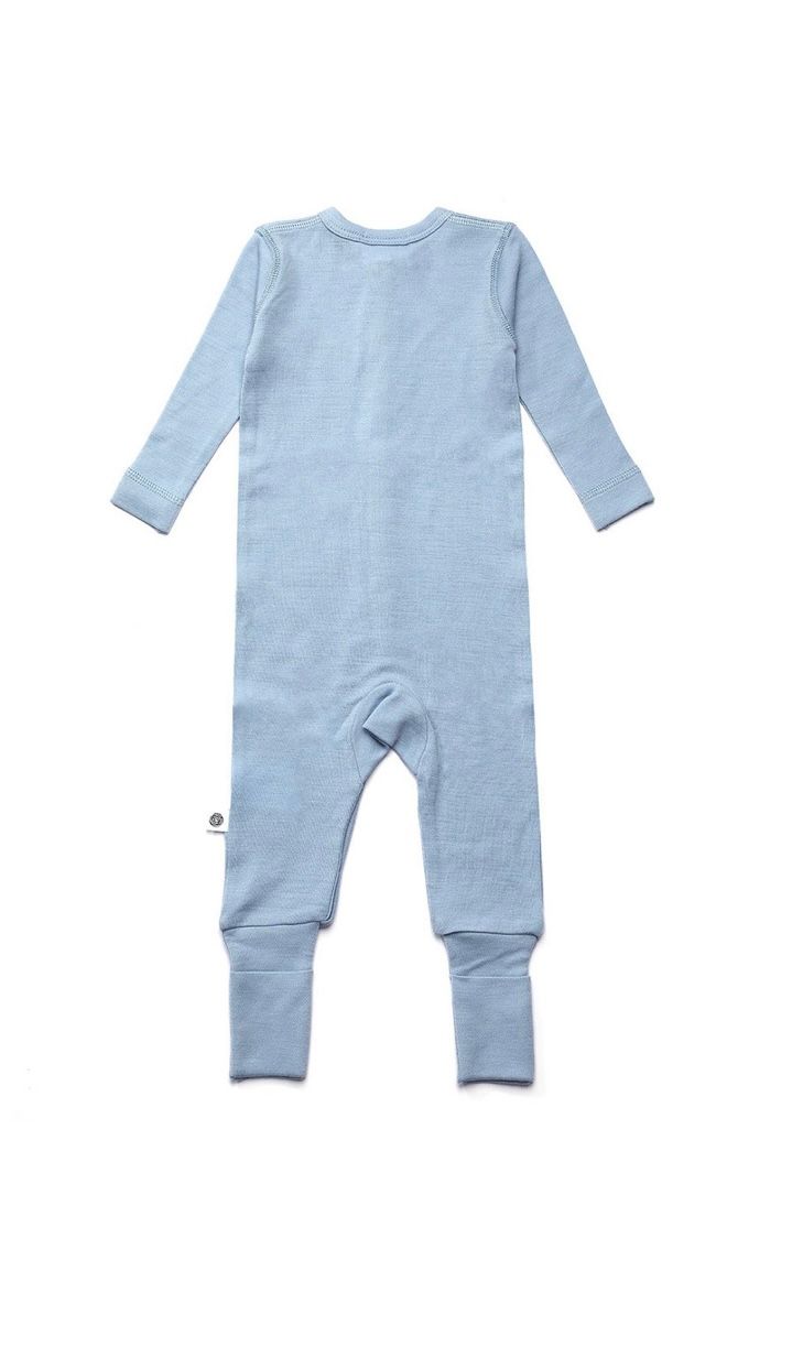 Wollen pakje/ playsuit - Blue fog