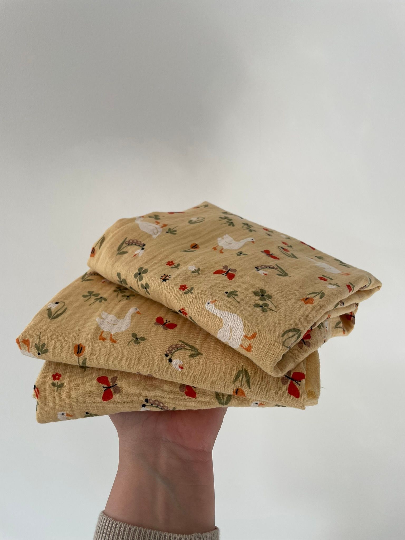 Swaddle hydrofiele doek gans