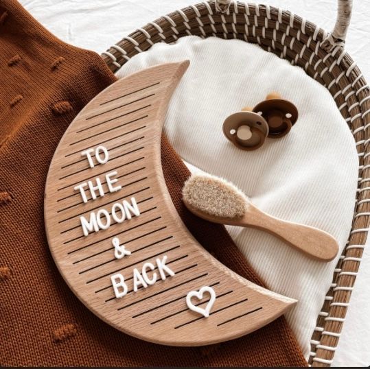 Letterbord maan Luna