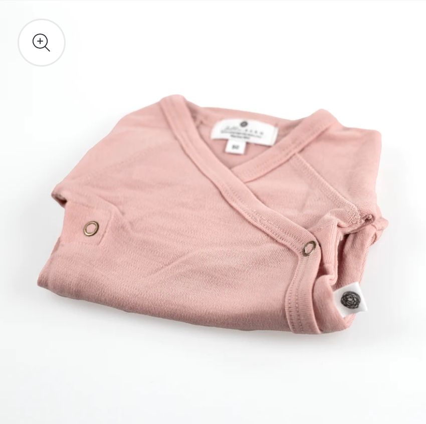 Wollen boxpakje/ kruippakje misty rose