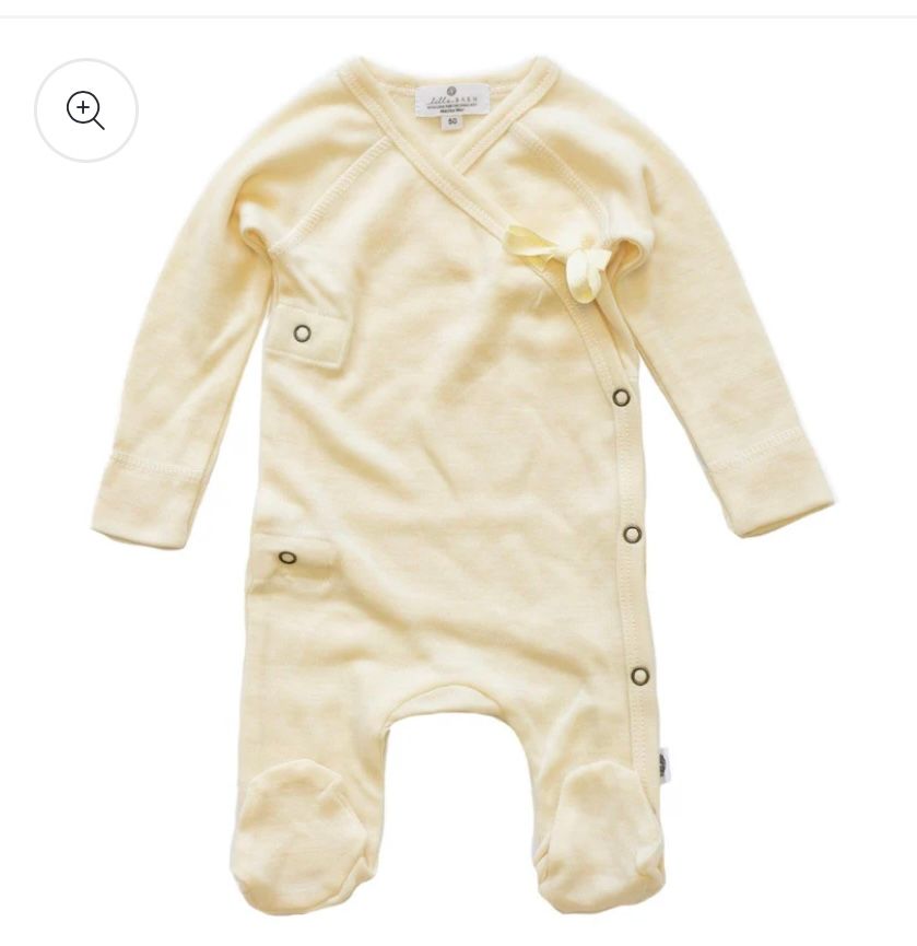 Wollen boxpakje/ kruippakje naturel