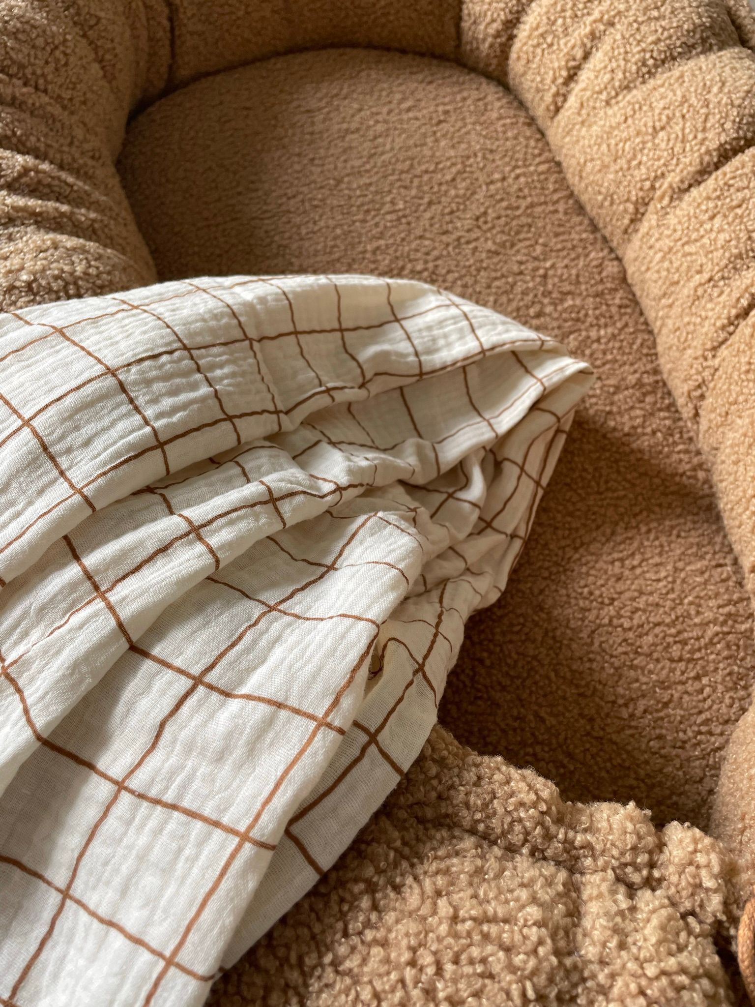 Swaddle hydrofiele doek toffee