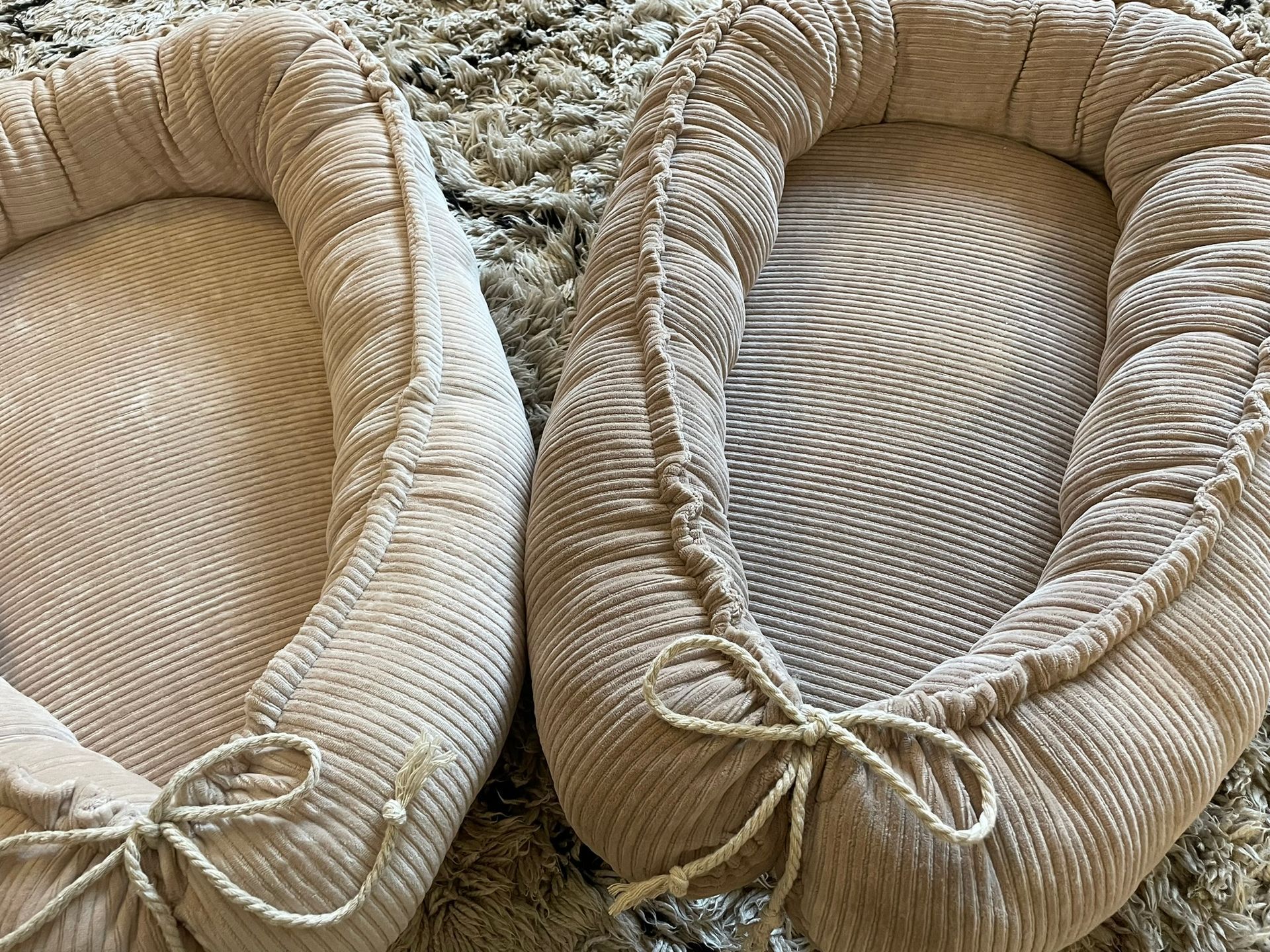 Babynestje full rib donker beige