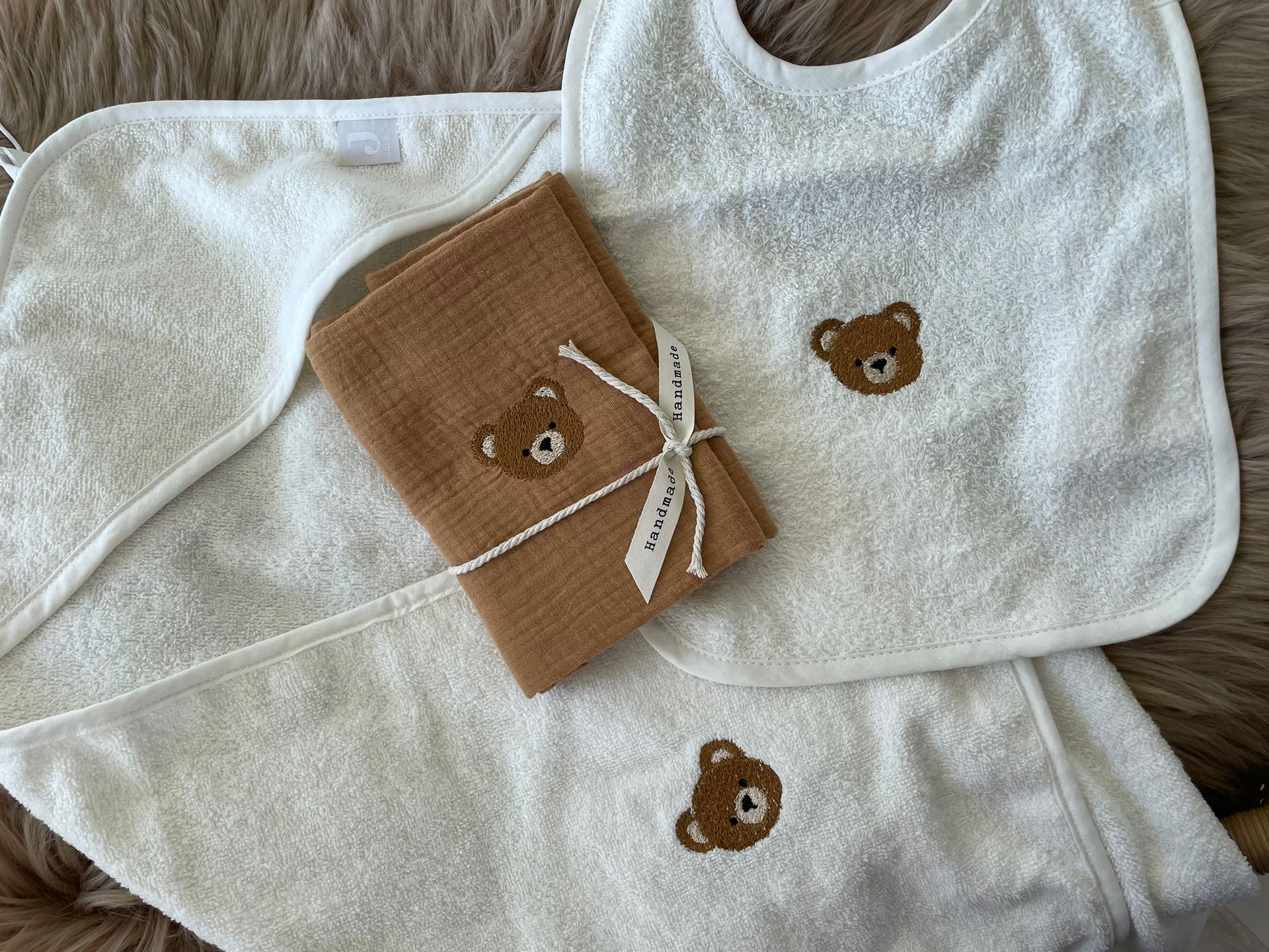 Kopiëren van Kado set beer ivoor