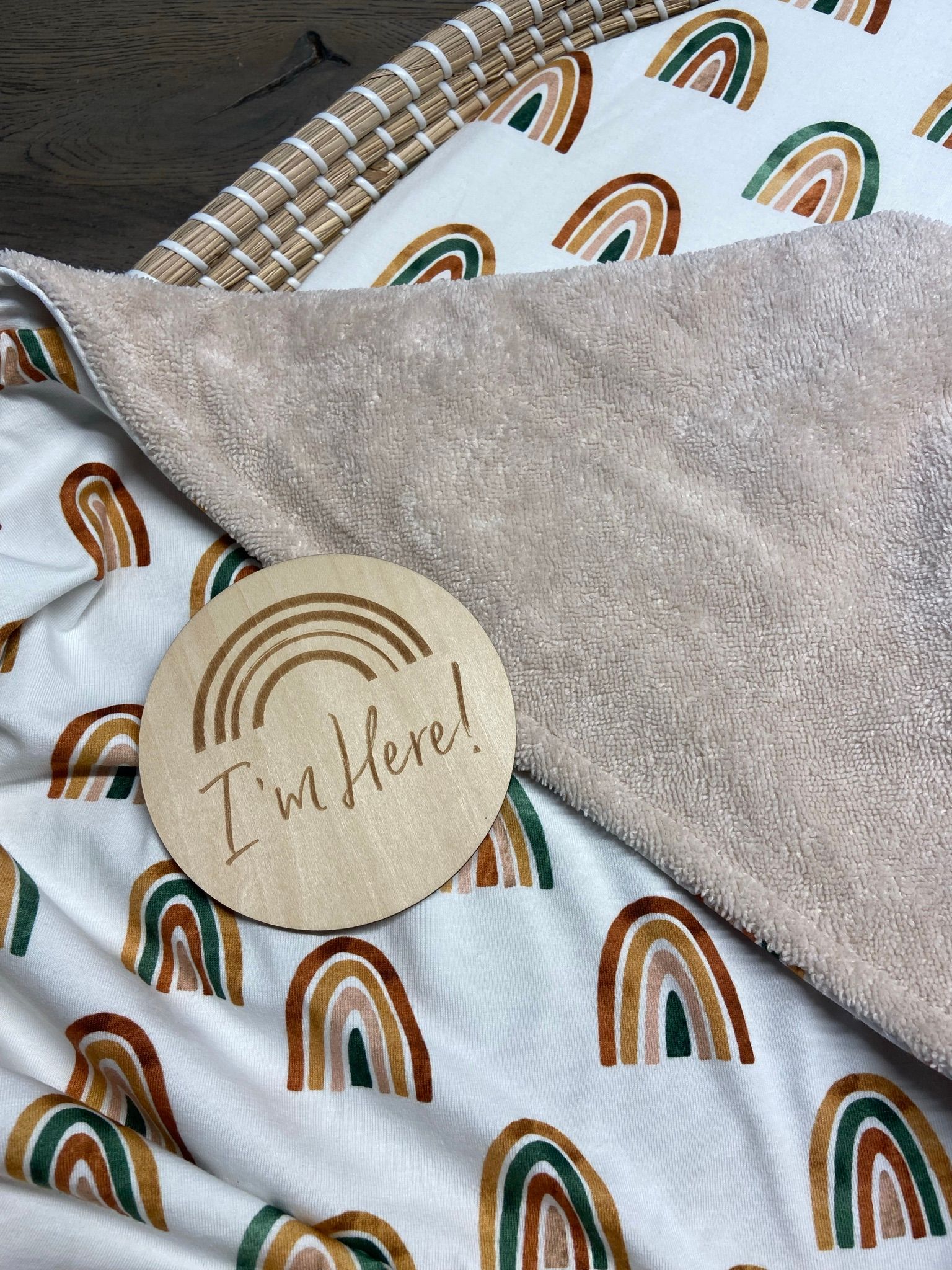 Hoeslaken bamboe naturel