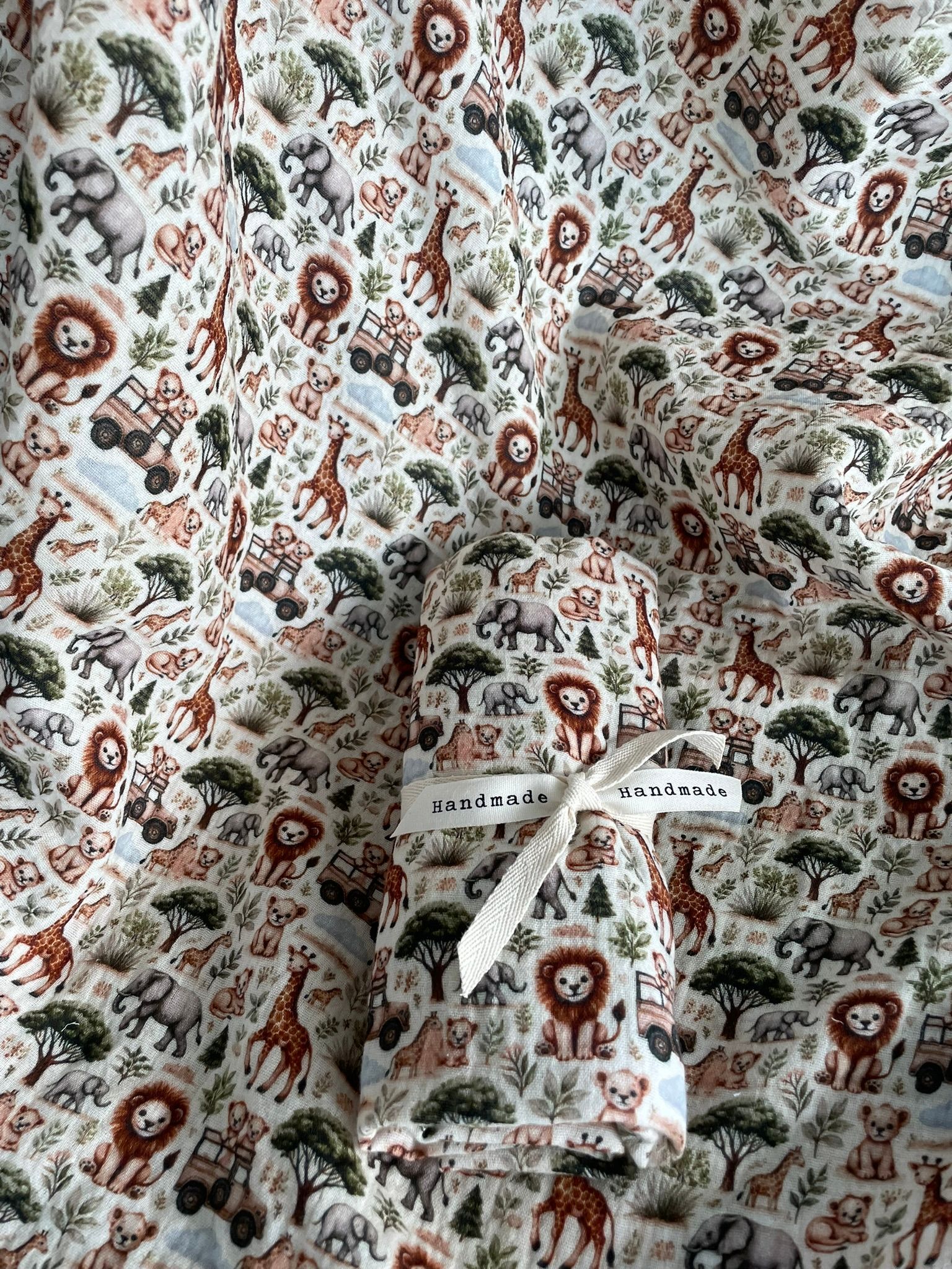 Swaddle hydrofiele doek op safari