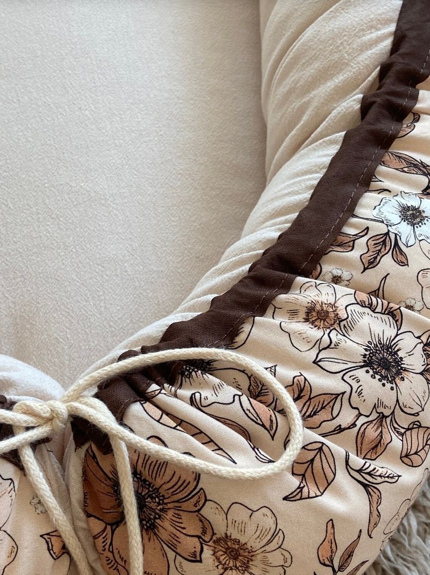 Babynestje rustieke bloemen