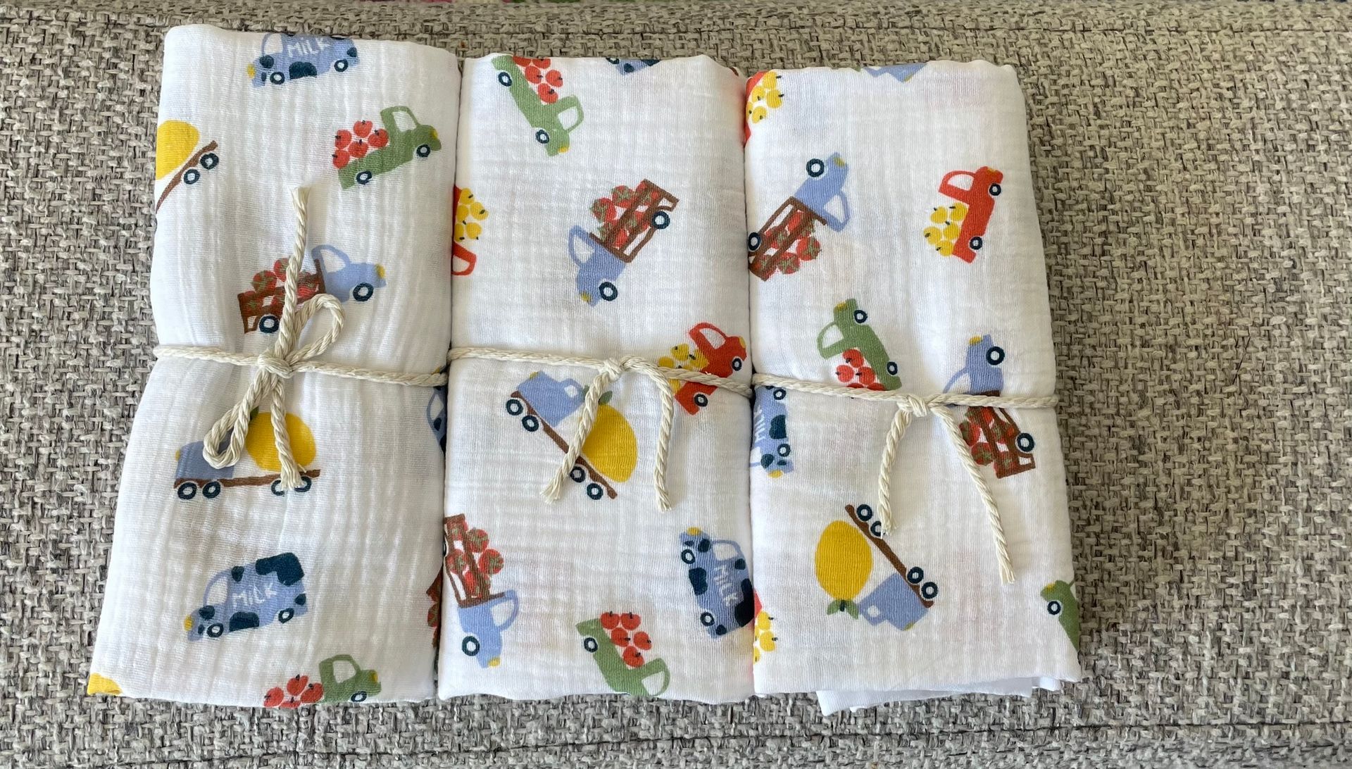 Swaddle hydrofiele doek vrachtautootjes