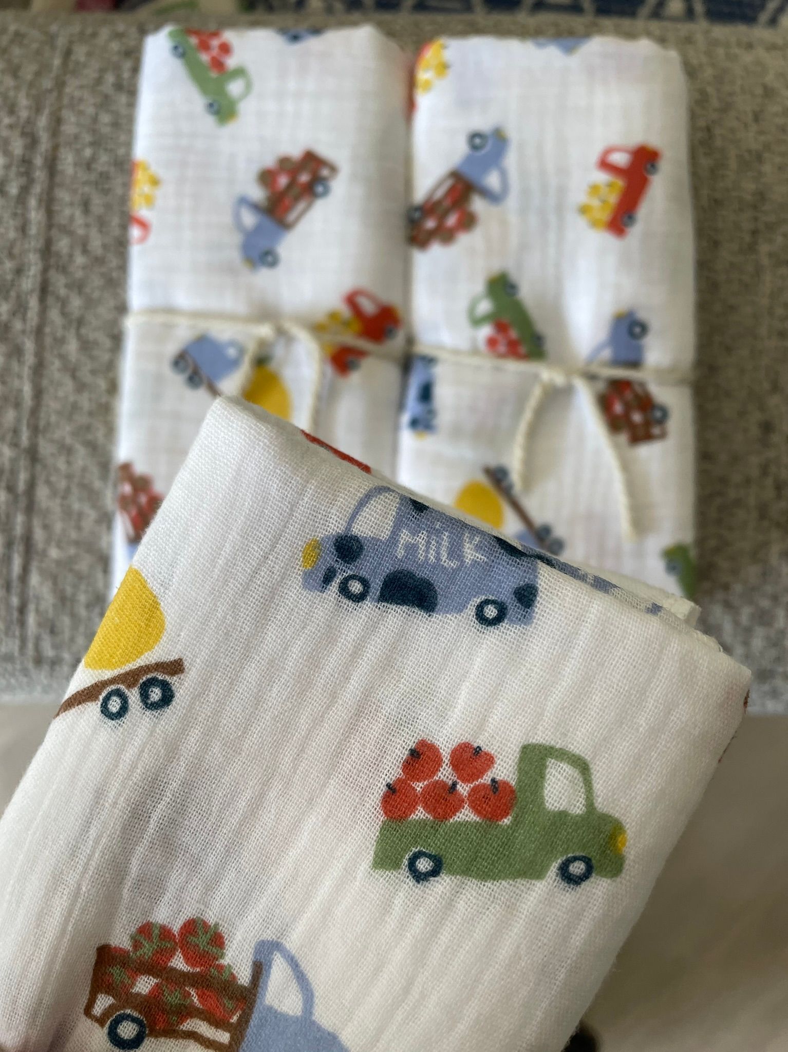 Swaddle hydrofiele doek vrachtautootjes