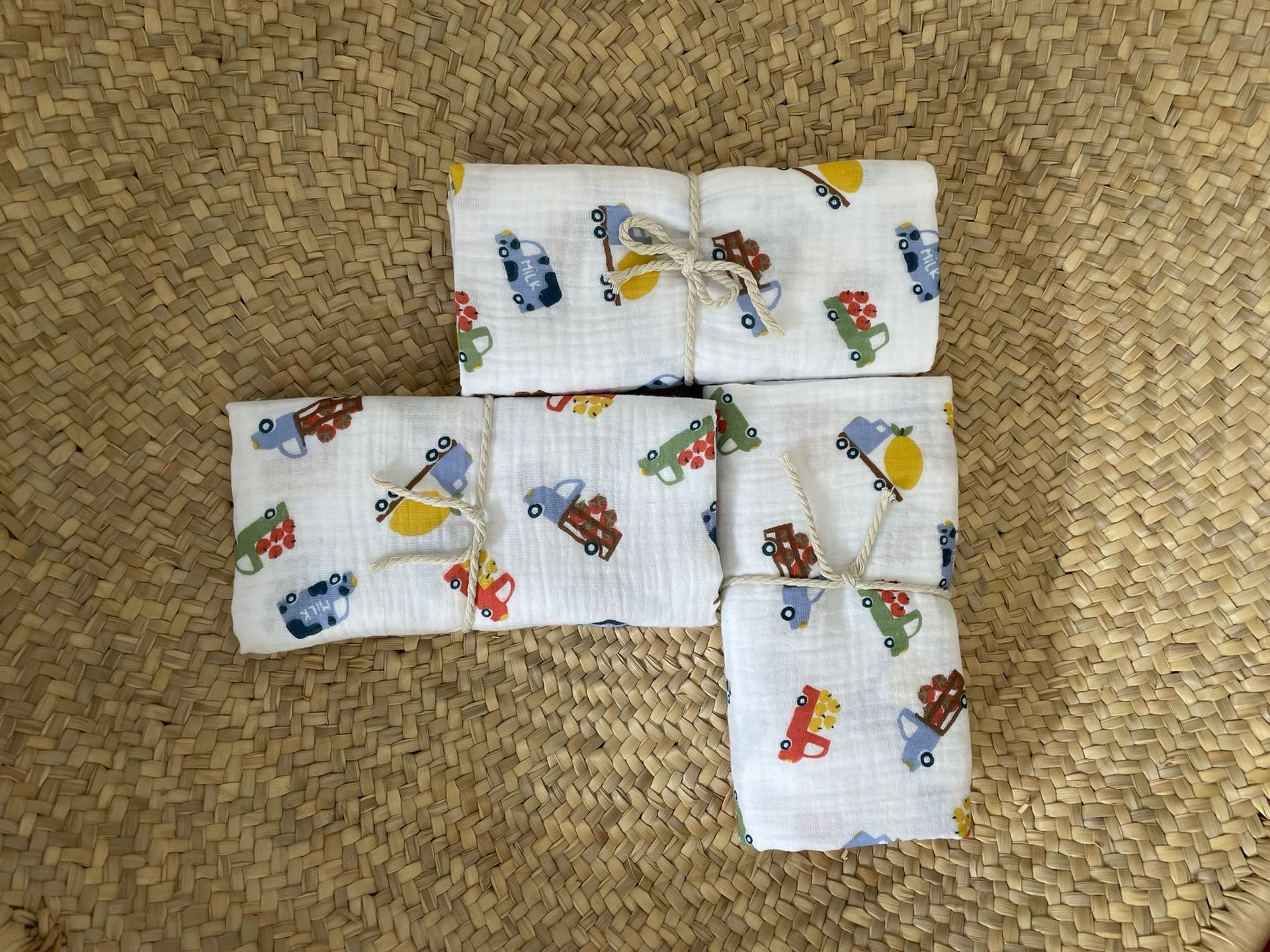 Swaddle hydrofiele doek vrachtautootjes