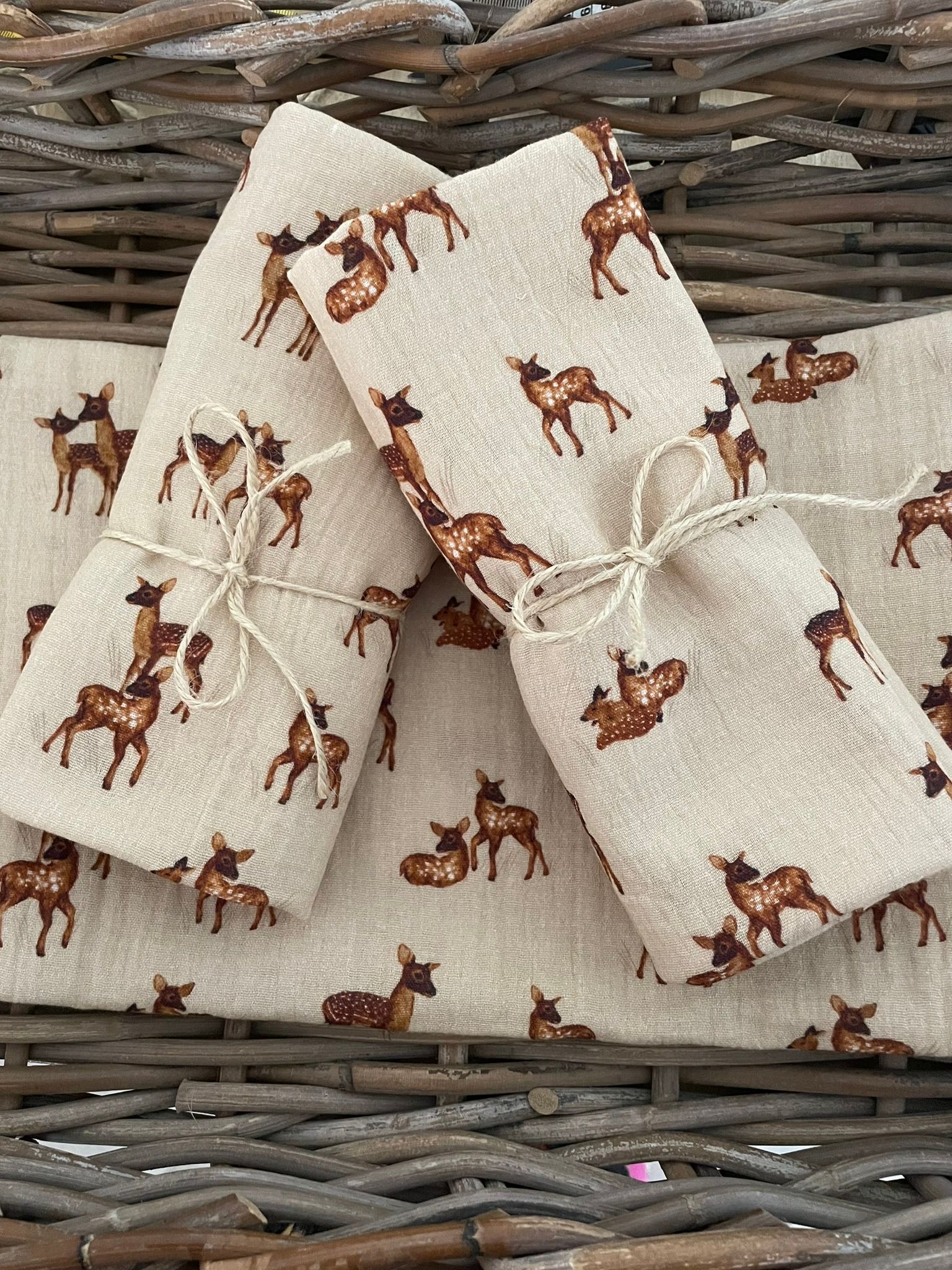 Swaddle hydrofiele doek hertjes fawn