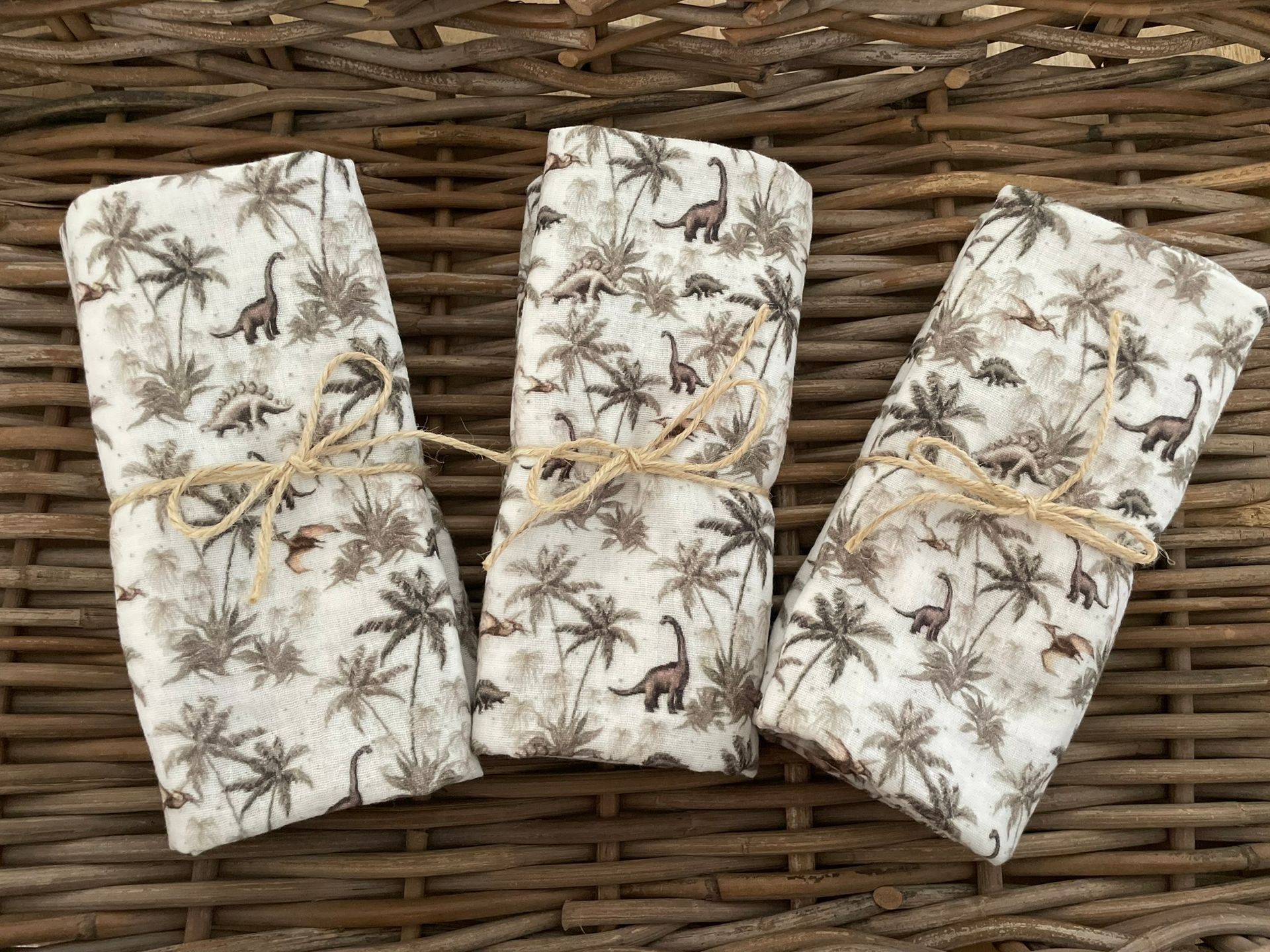 Swaddle hydrofiele doek dino´s