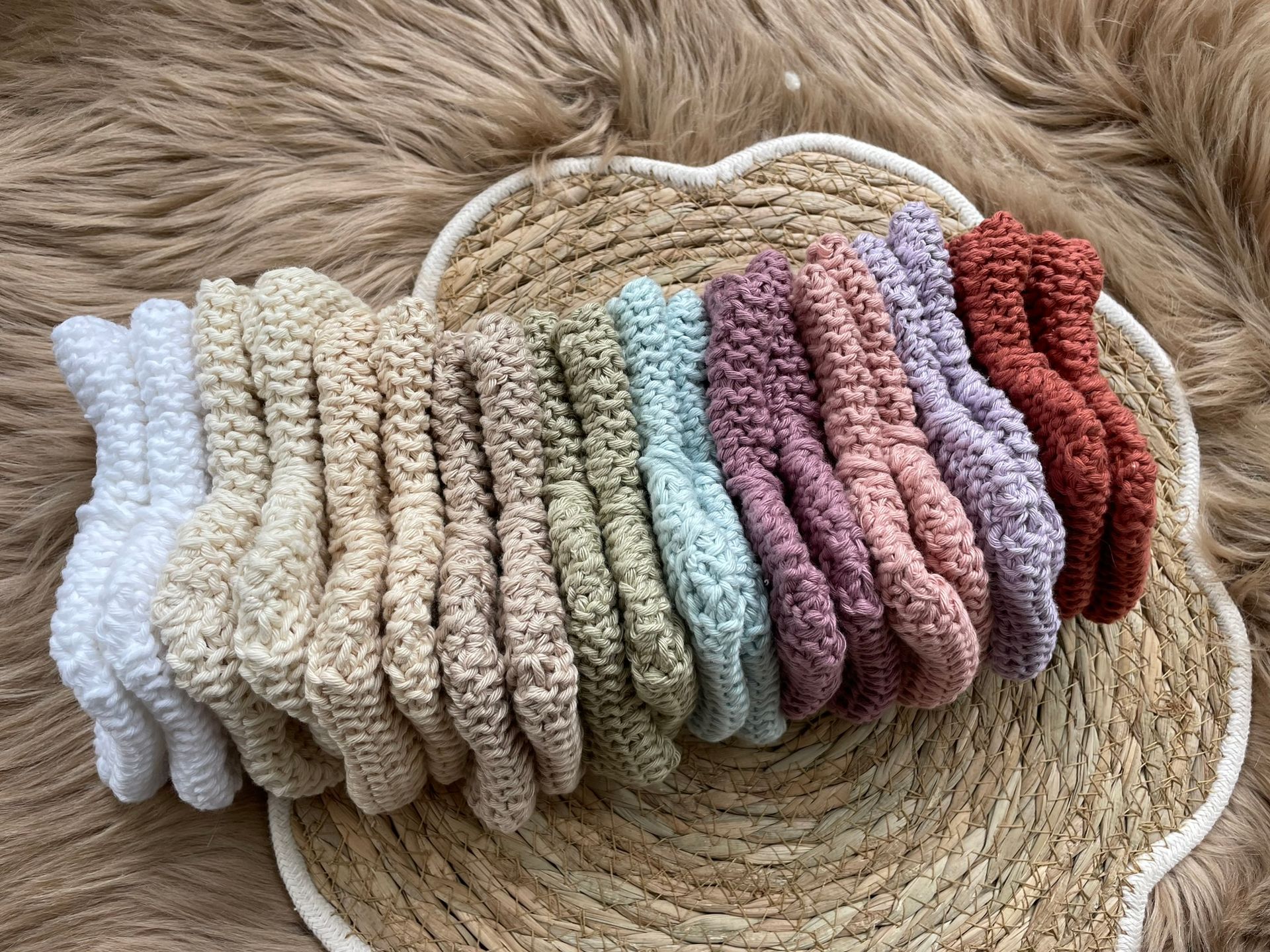 Baby newborn slofjes- 100% katoen gebreid