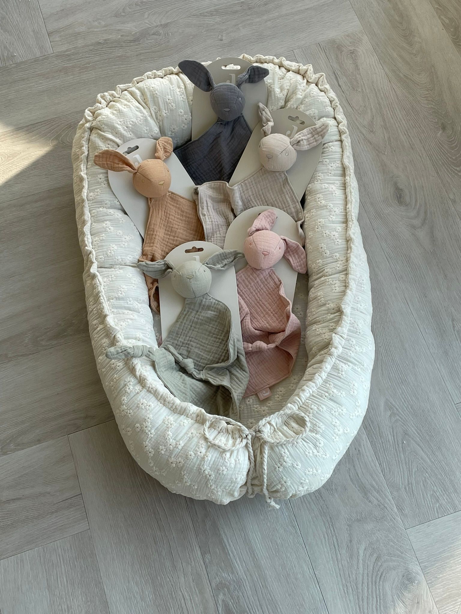 Speendoekje Bunny Ears - Jollein- Olive Green