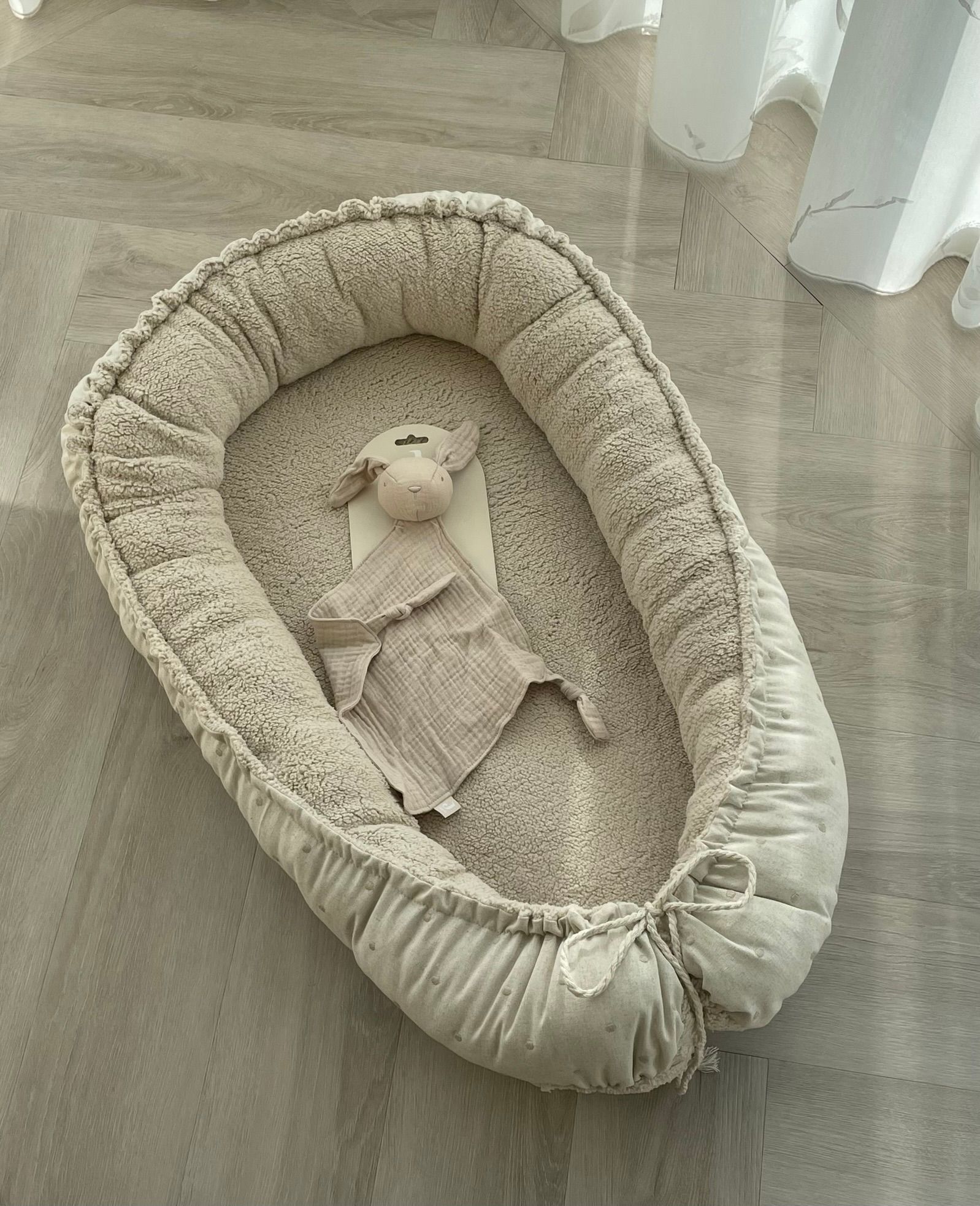 Speendoekje Bunny Ears - Jollein- Nougat