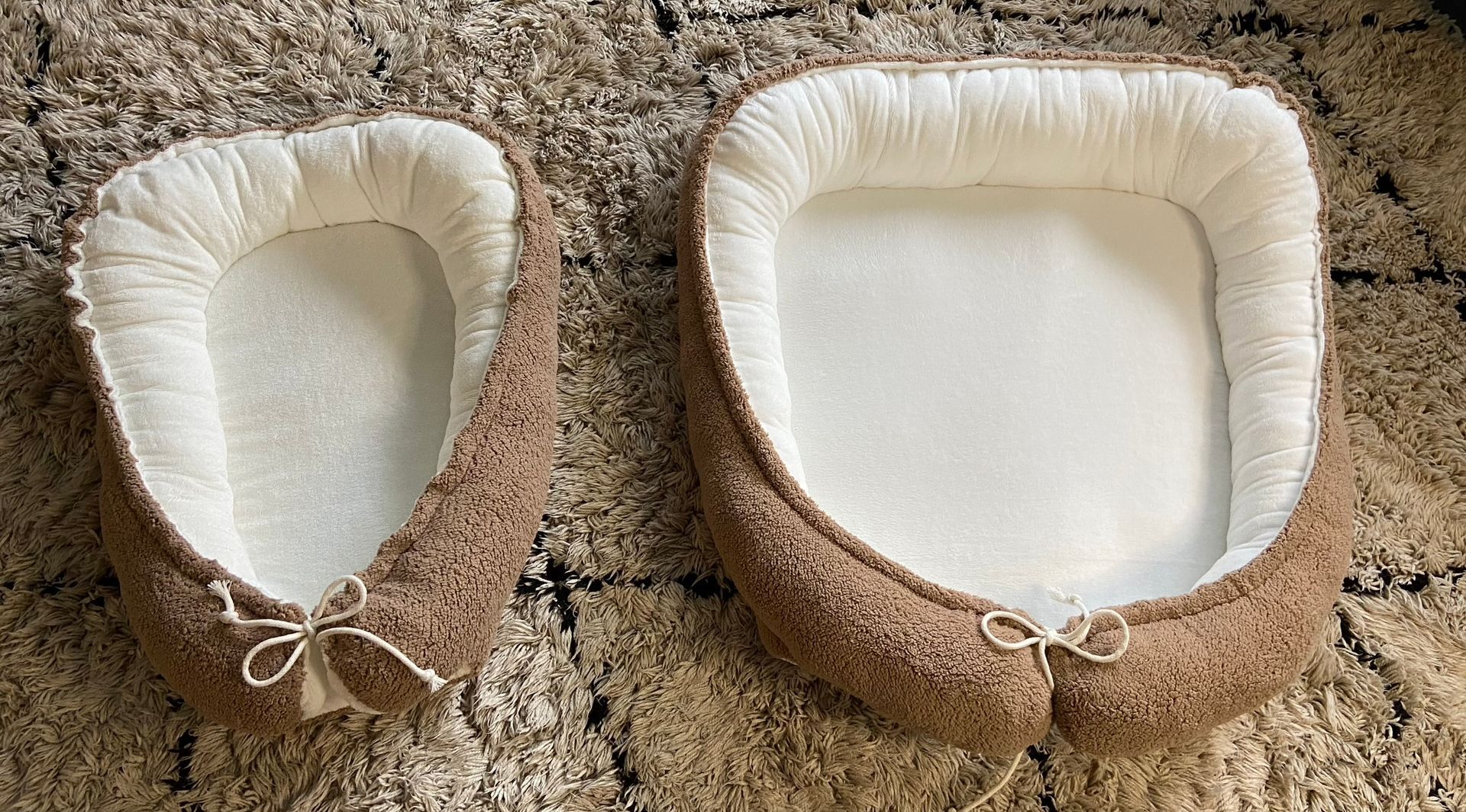 Tweelingnestje brown teddy en bamboe