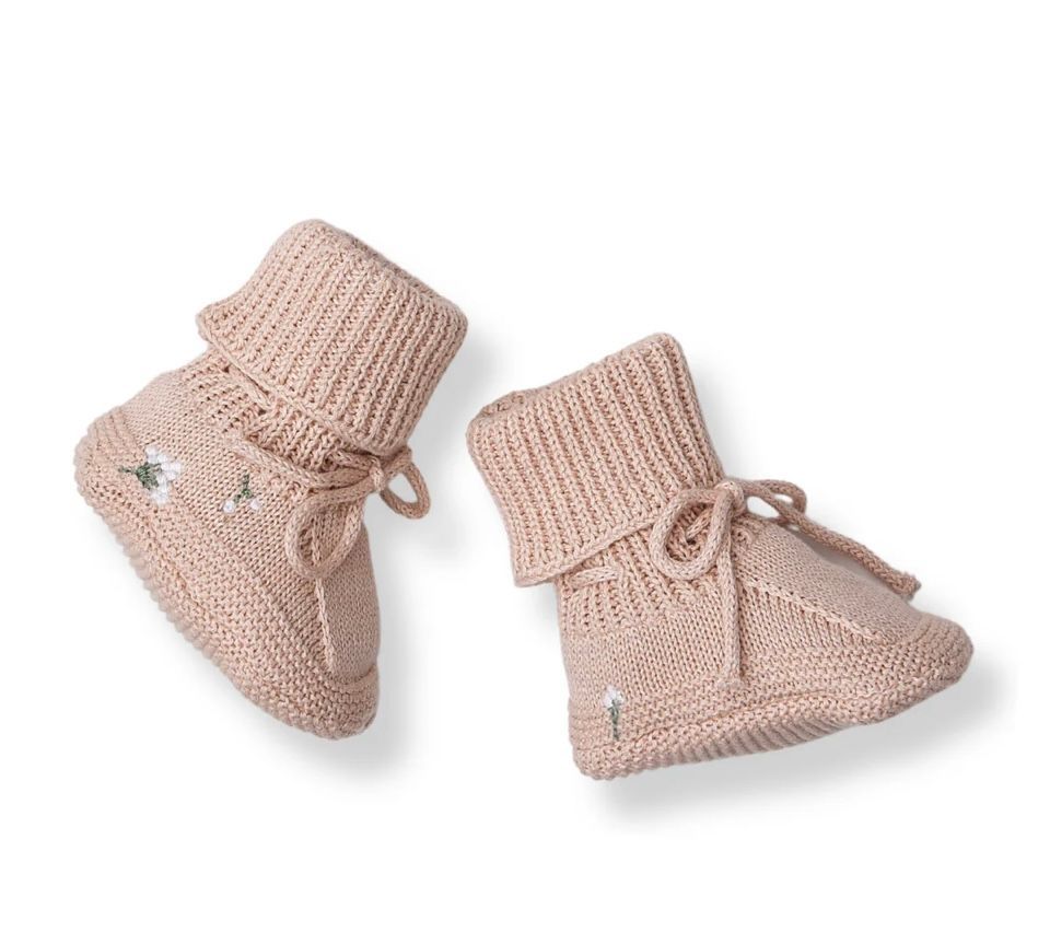 Saga Copenhagen sokjes Althea flower on mellow rose