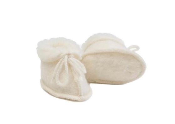 Baby newborn slofjes- merinowol