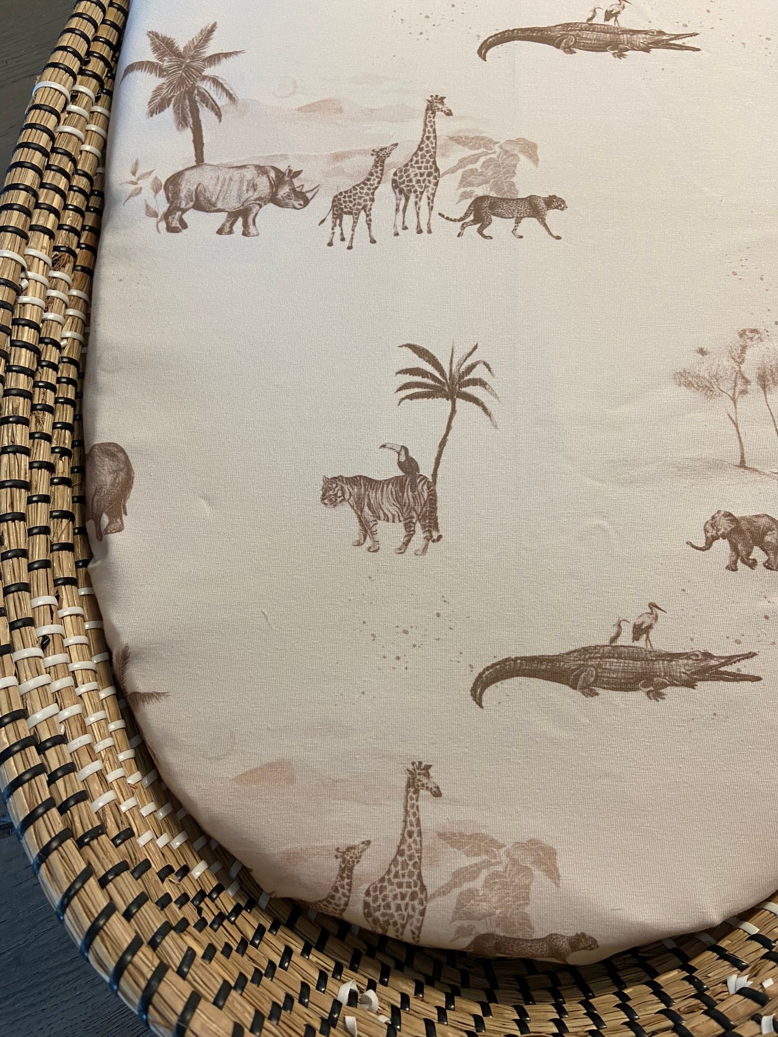 Hoeslaken vintage jungle