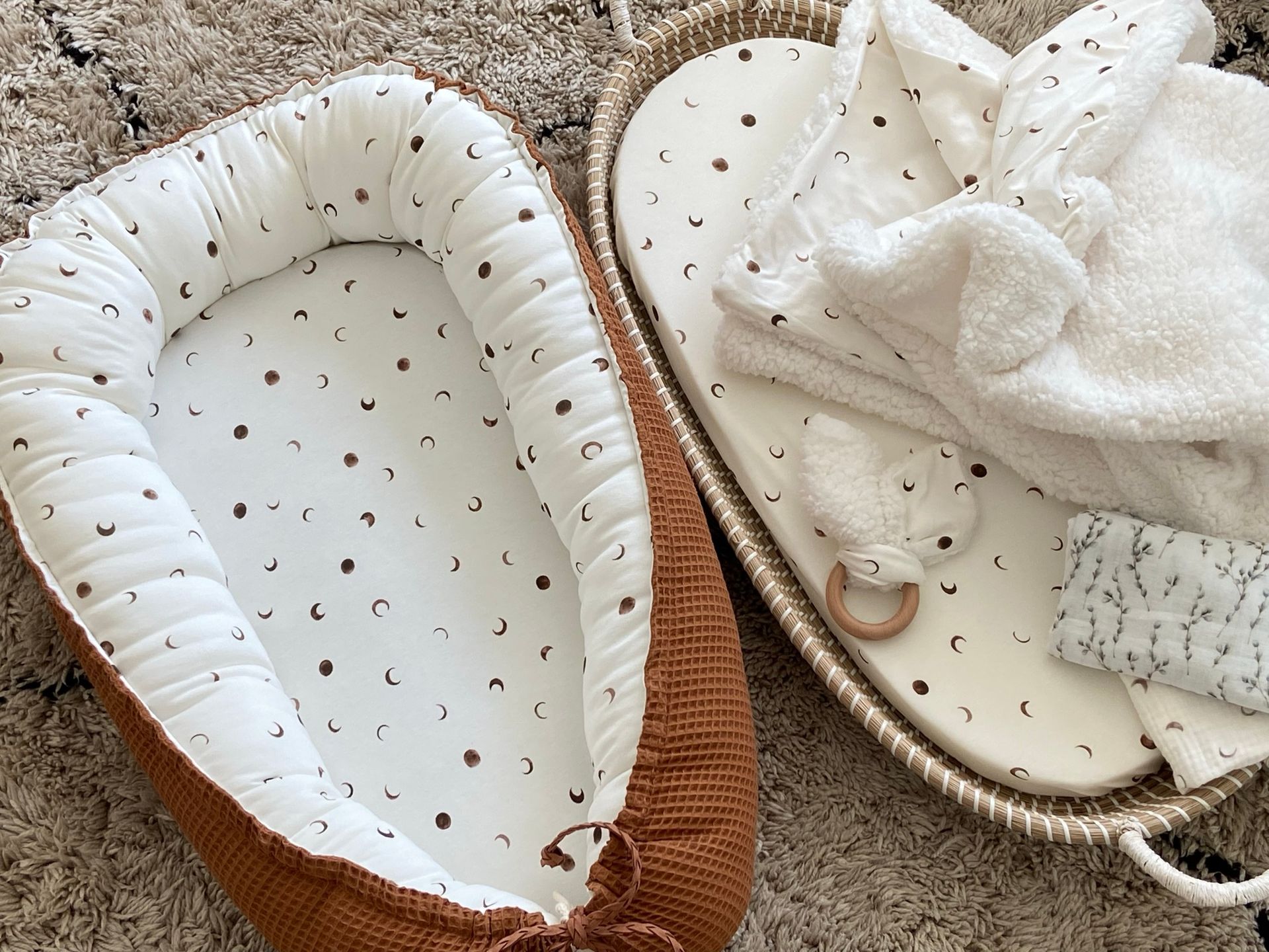 Hoeslaken moon (bruin)