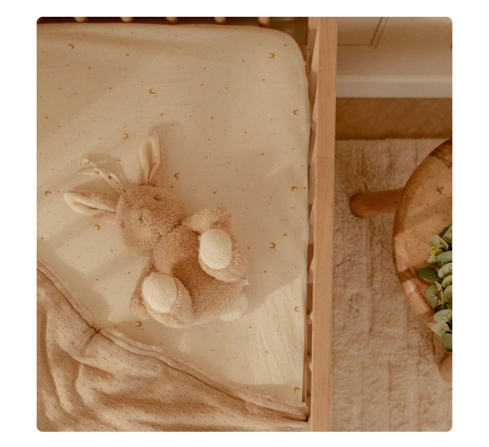 Knuffelkonijn Licht & Geluid- wit- Little Goose