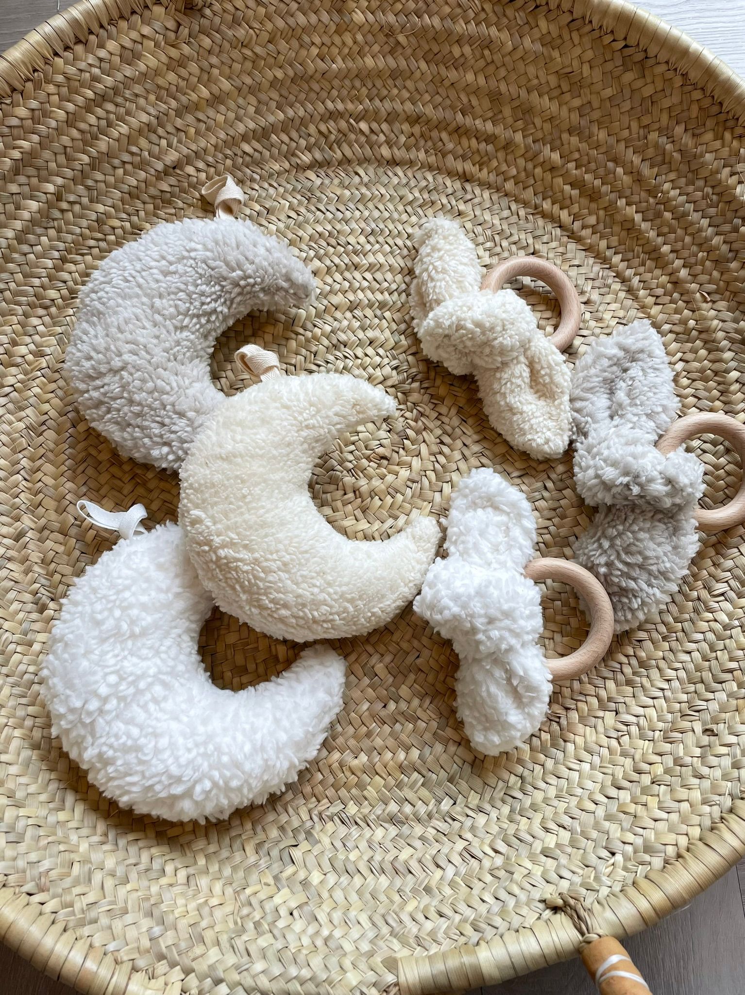 Dekentje katoen teddy embroidery