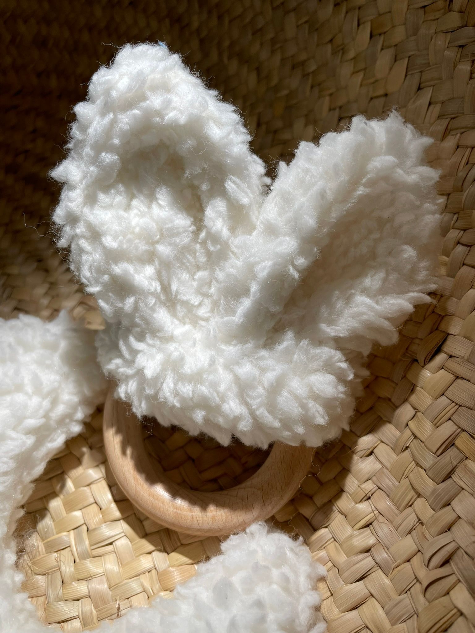 Bijtring katoen teddy