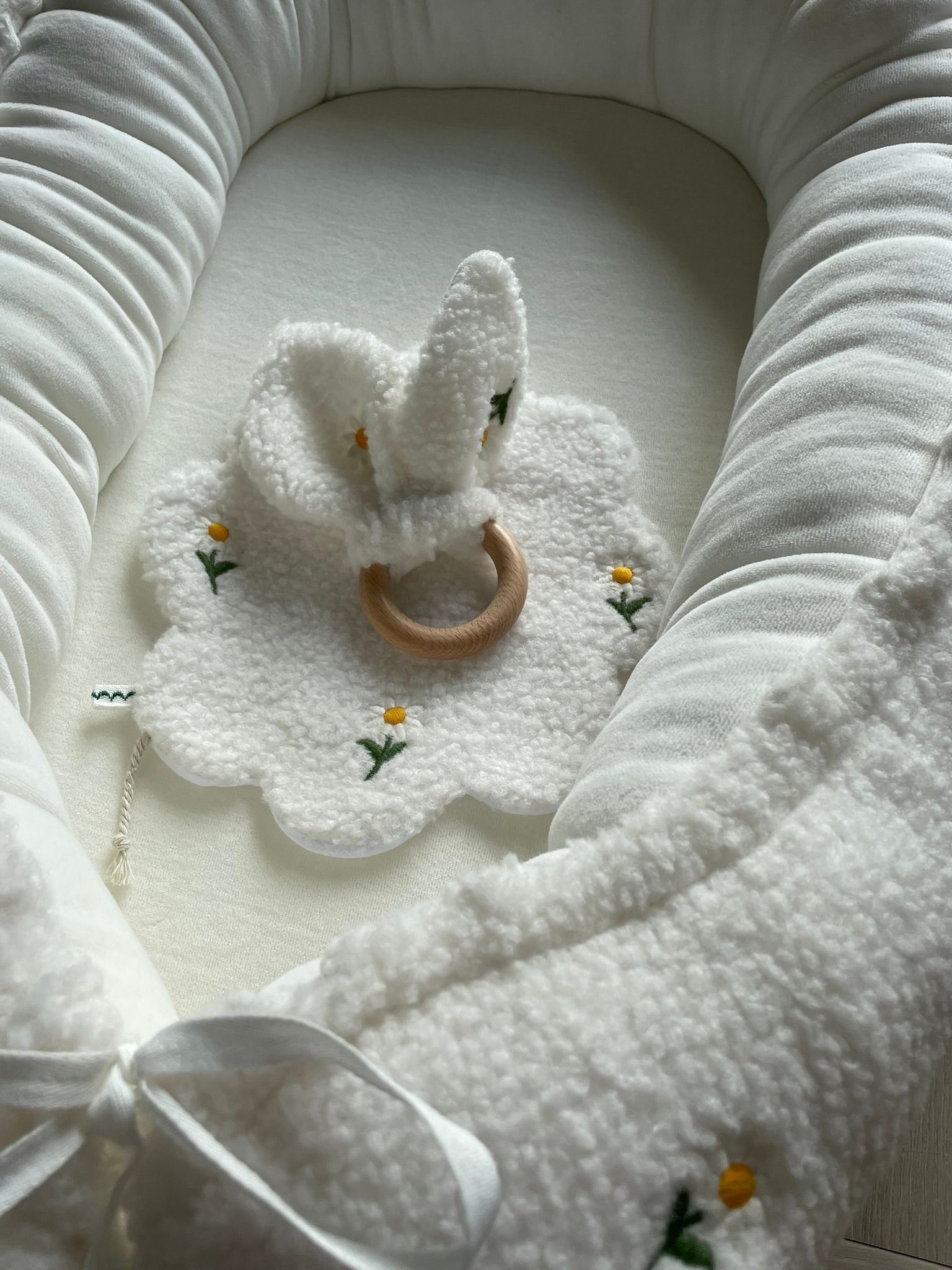 Babynestje teddy margriet