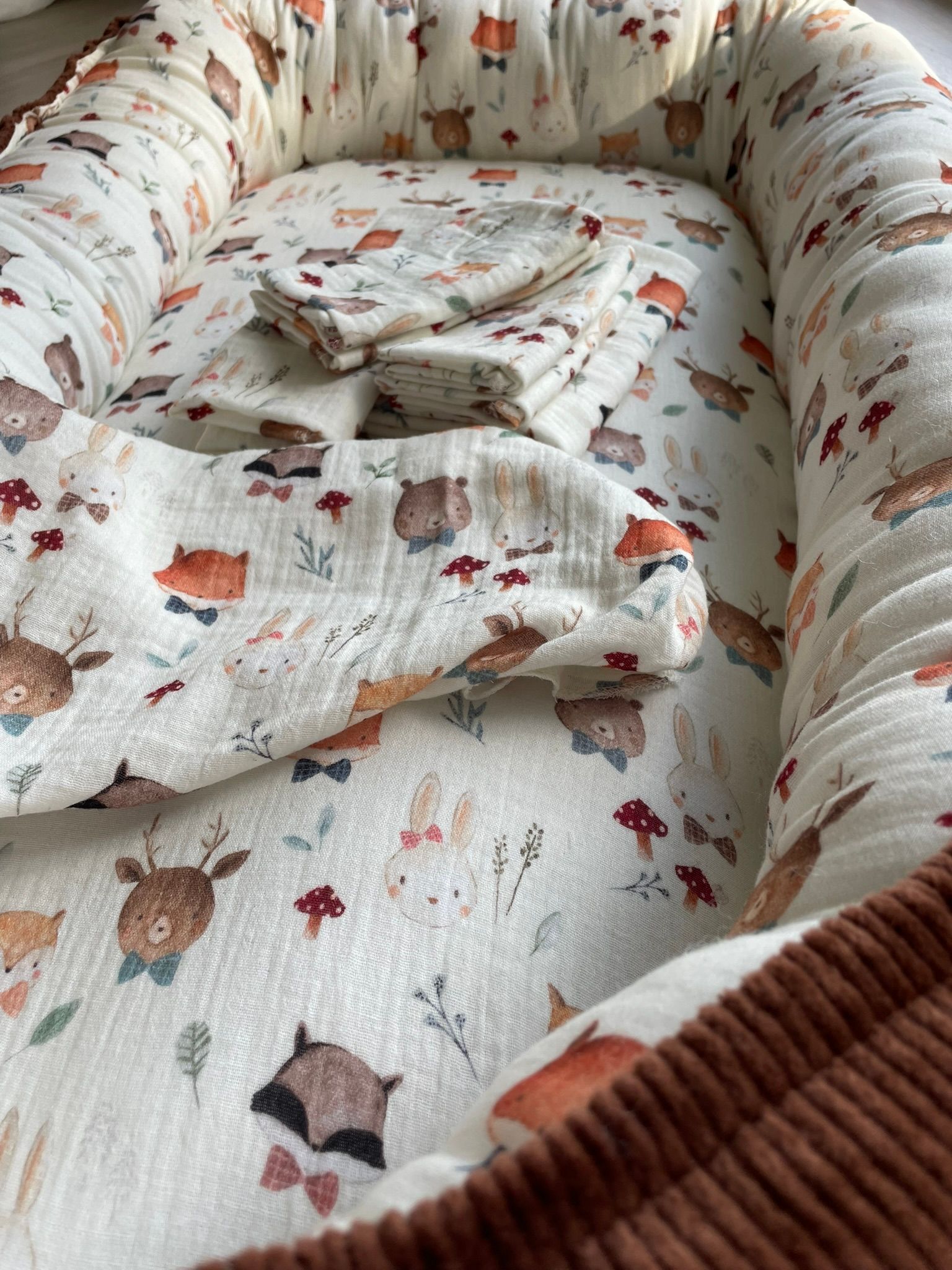 Swaddle hydrofiele bosdieren