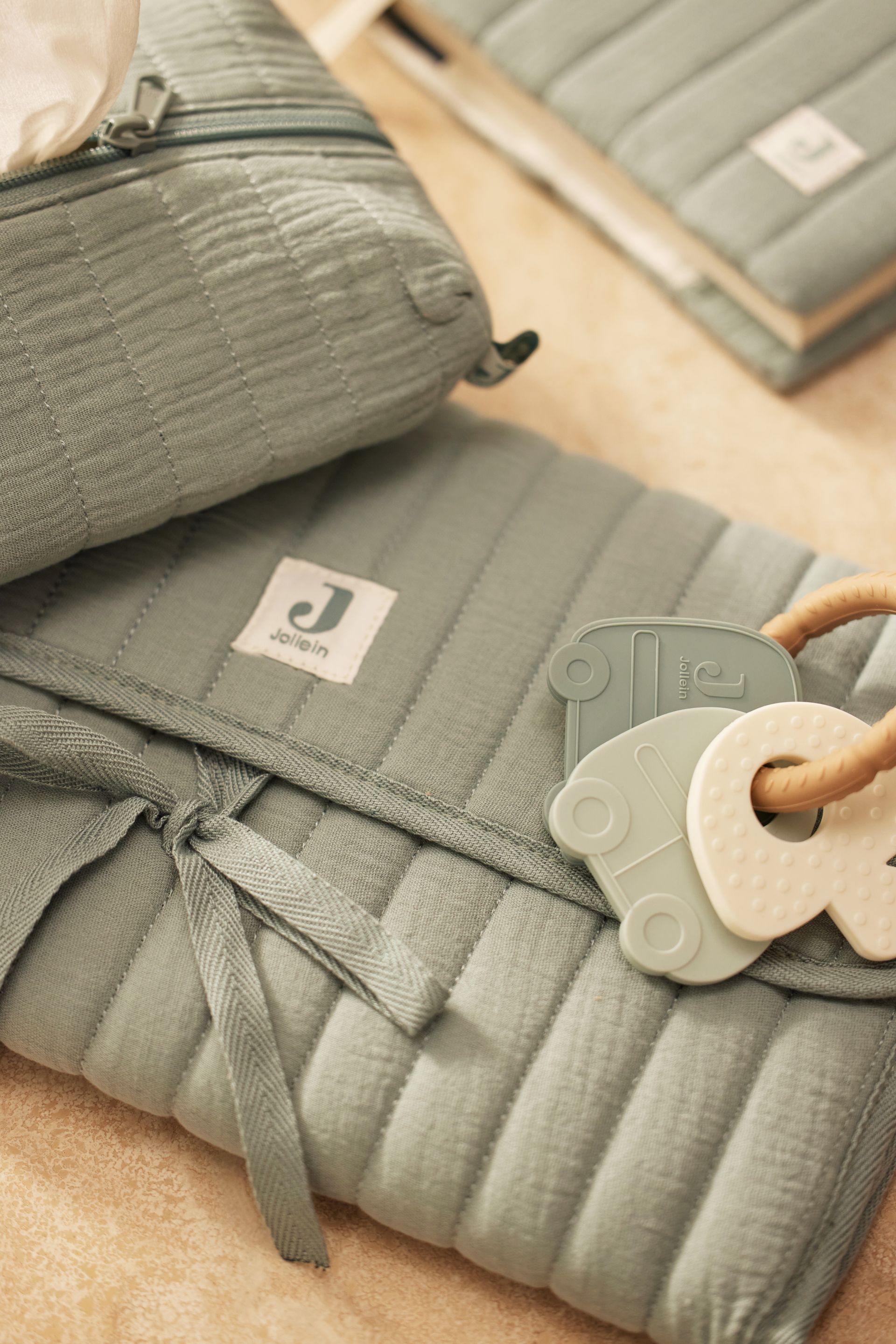 Verschoning matje hydrofiel -Jollein-Sea Green