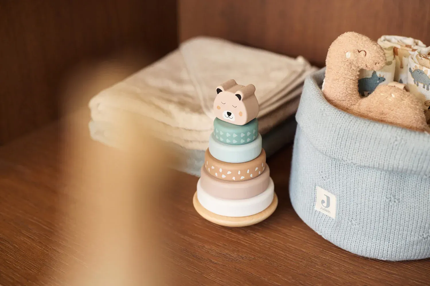 Houten tuimelstapelaar - Jollein -