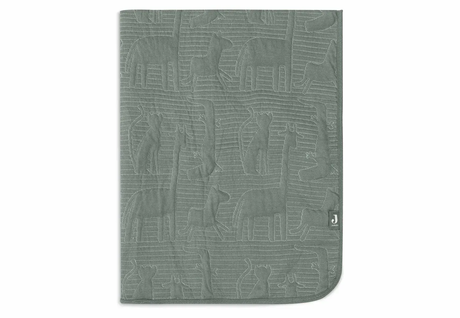 Deken wieg Jungle Jambo -Jollein- ash green