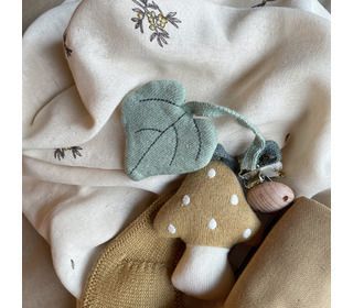 Speenclip paddenstoel -SagaCopenhagen- pram toy