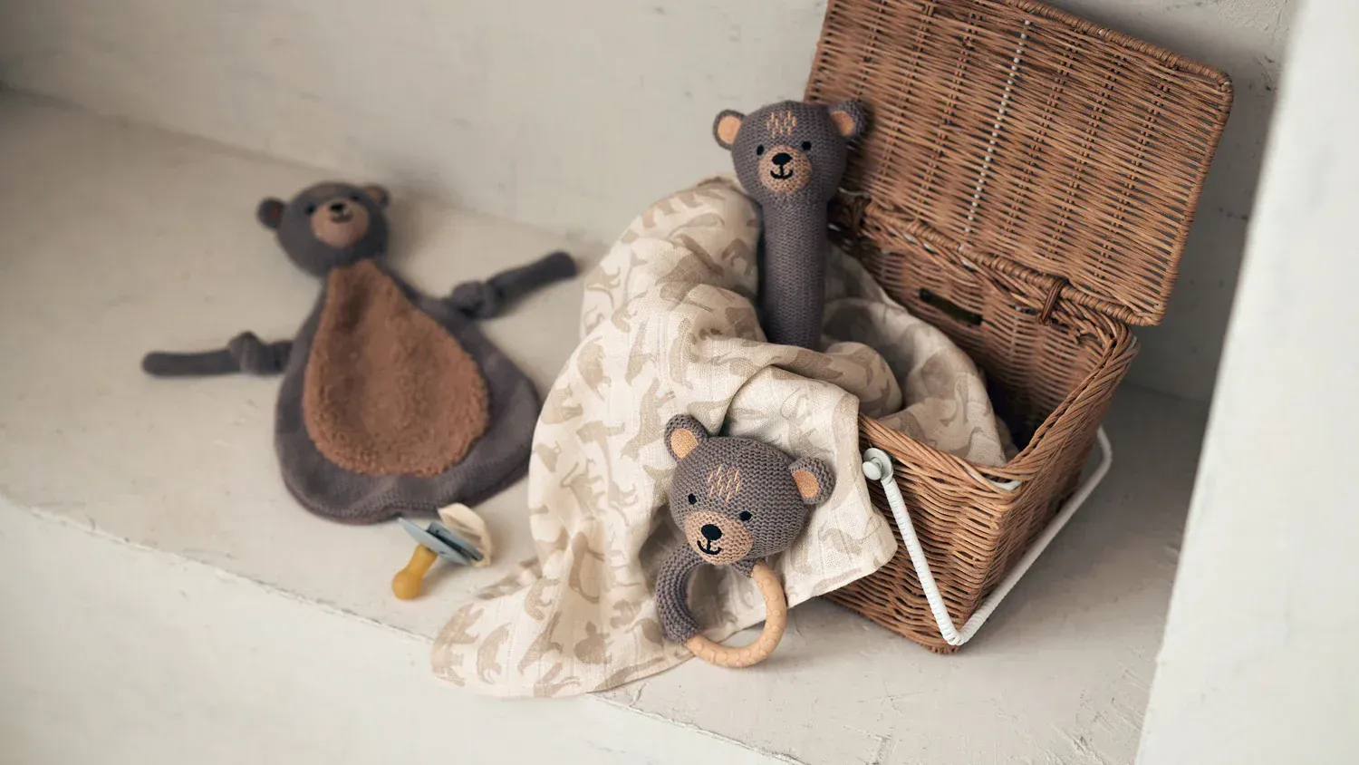 2-delige set Bear -Jollein-