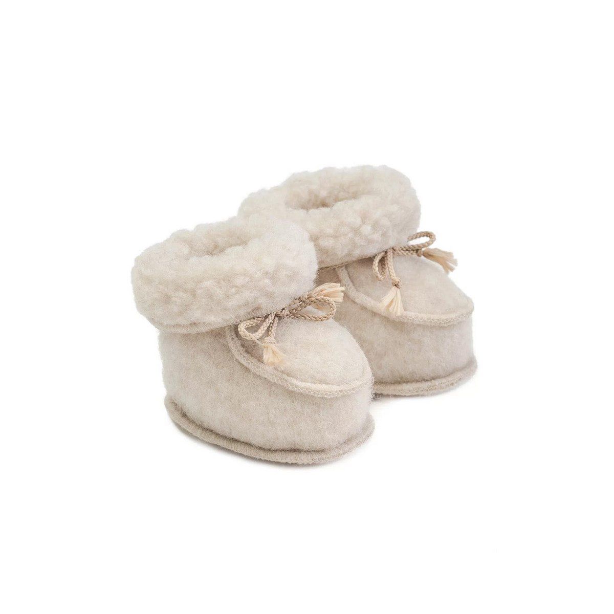 Slofjes- merinowol 13 cm