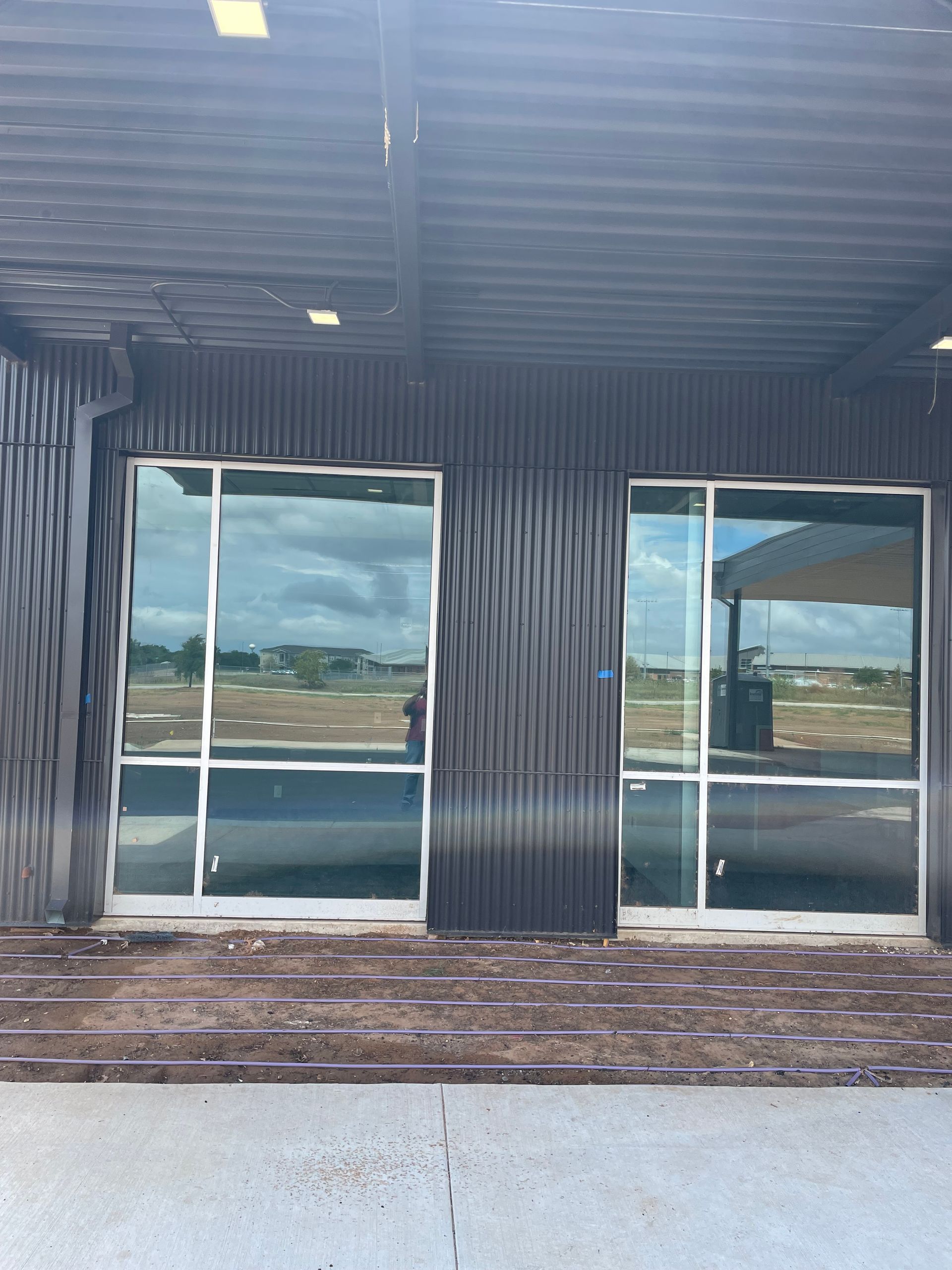 A building with a lot of windows on it