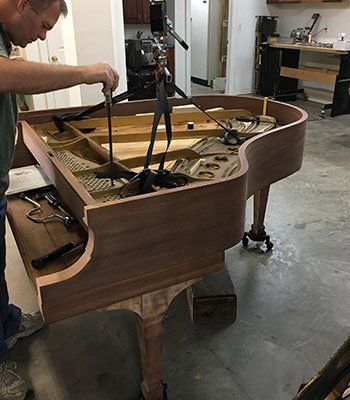 Steinway & Son's Grand Piano restoration task
